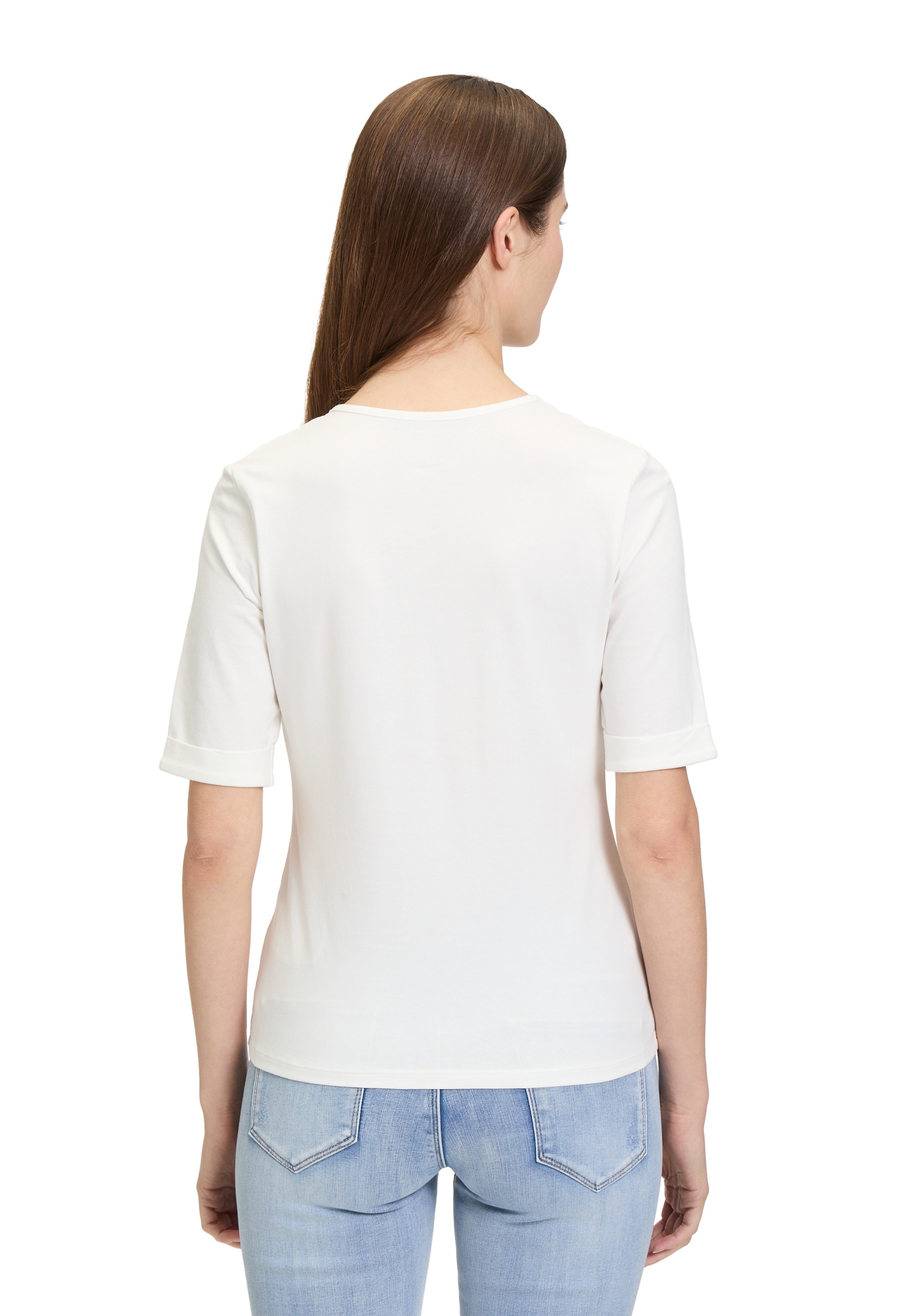 Betty Barclay Kurzarmshirt »Betty Barclay Damen Basic Shirt mit Knöpfen«, (1 tlg.), Form