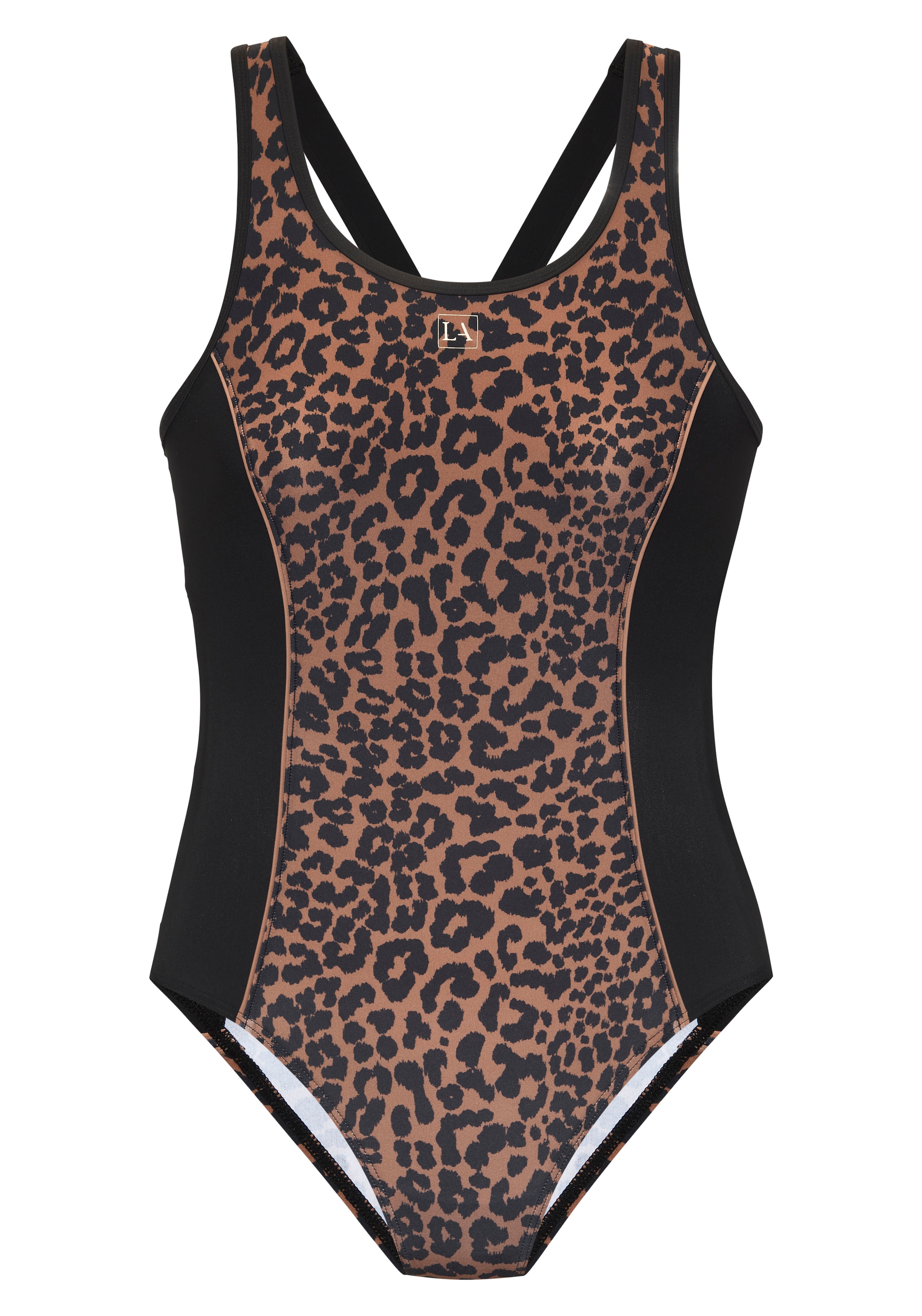 LASCANA ACTIVE Badeanzug, mit Leo-Print
