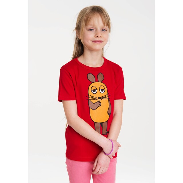 LOGOSHIRT T-Shirt »Die Maus«, mit lizenziertem Originaldesign ▷ für | BAUR