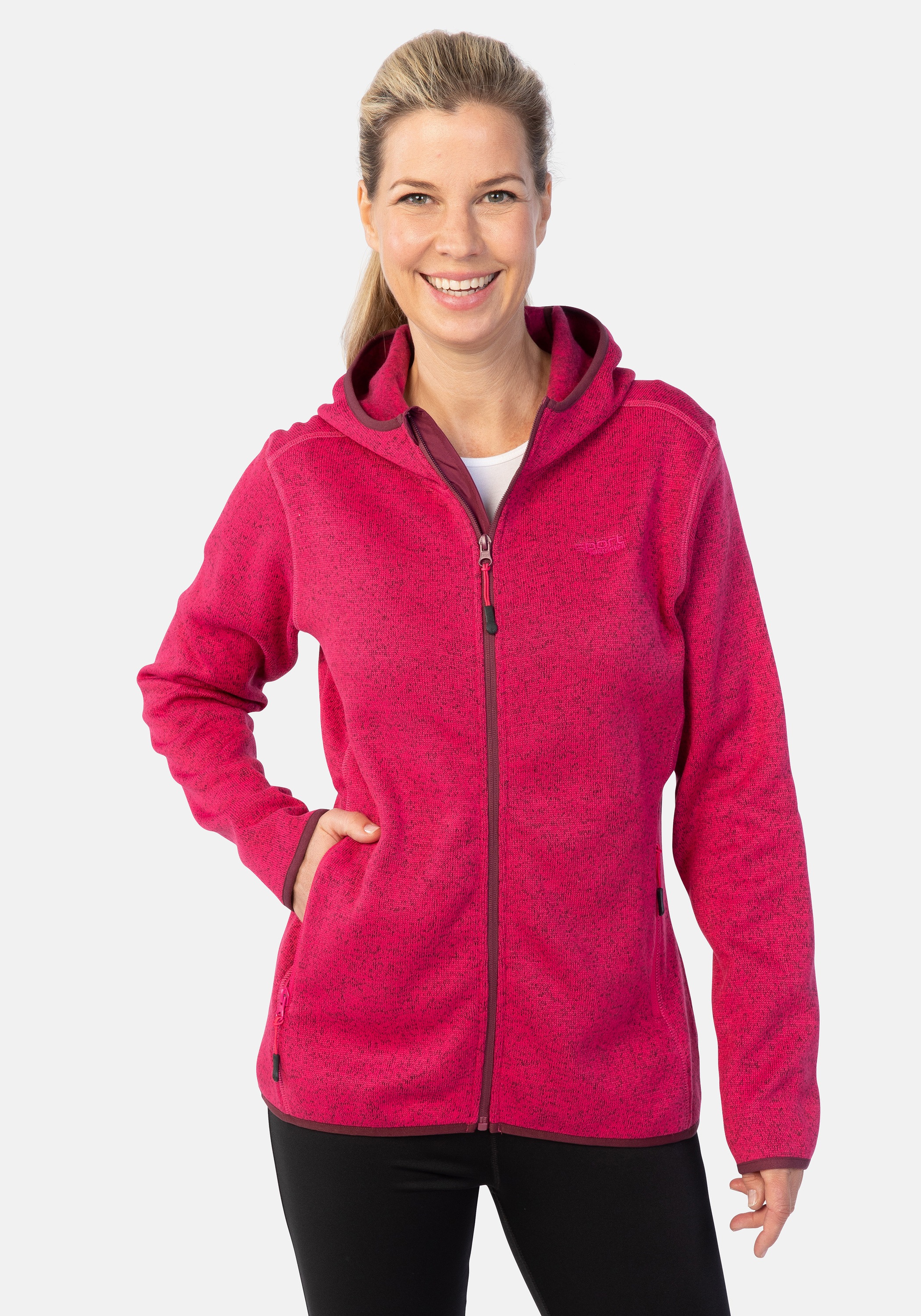 STOOKER WOMEN Sweatjacke "Strickfleecejacke JOANE", Sweatjacke Sport Synthe günstig online kaufen