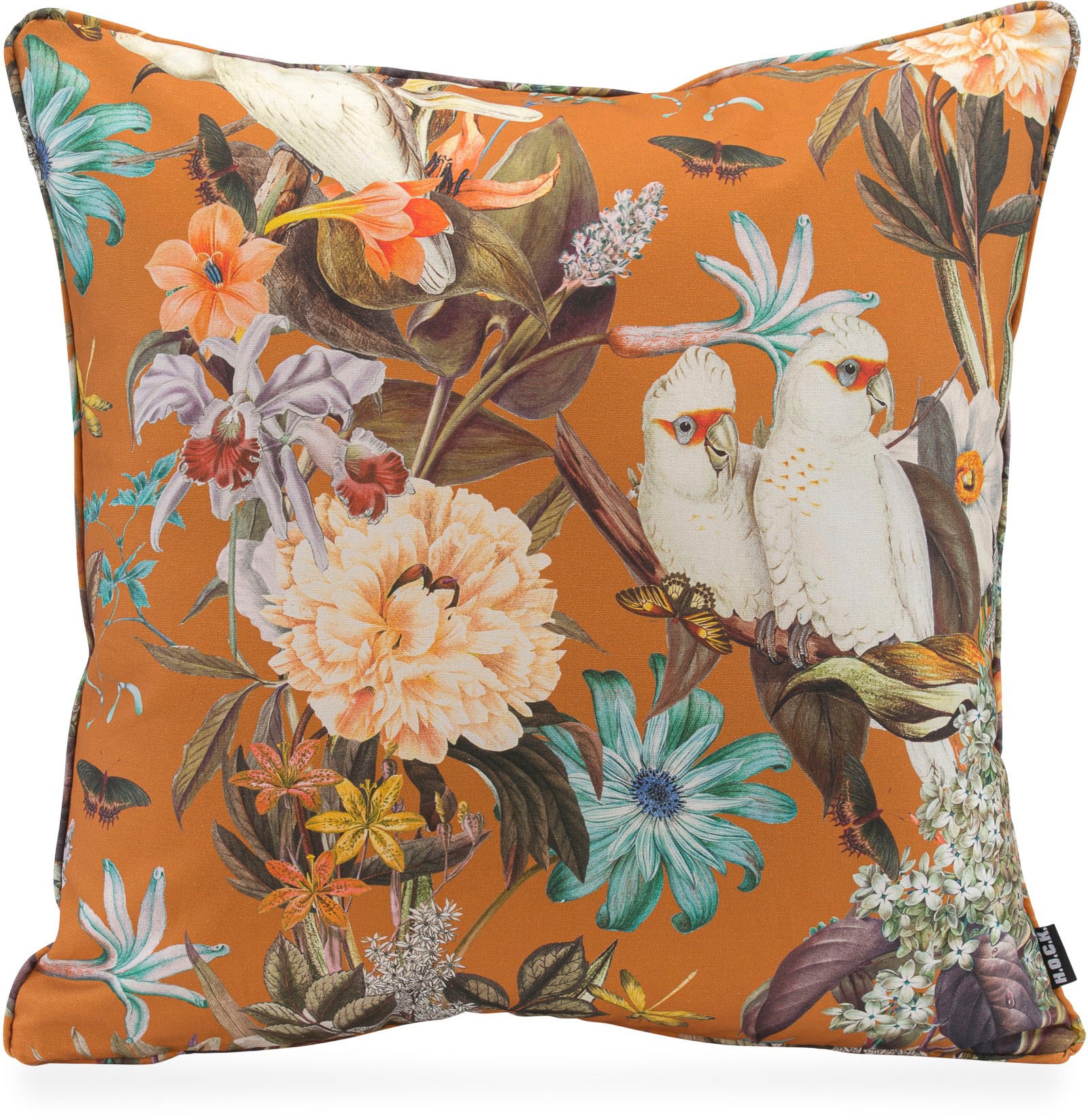H.O.C.K. Dekokissen "Botanic" tropische Muster, retro, inkl. Füllung, Bezug günstig online kaufen