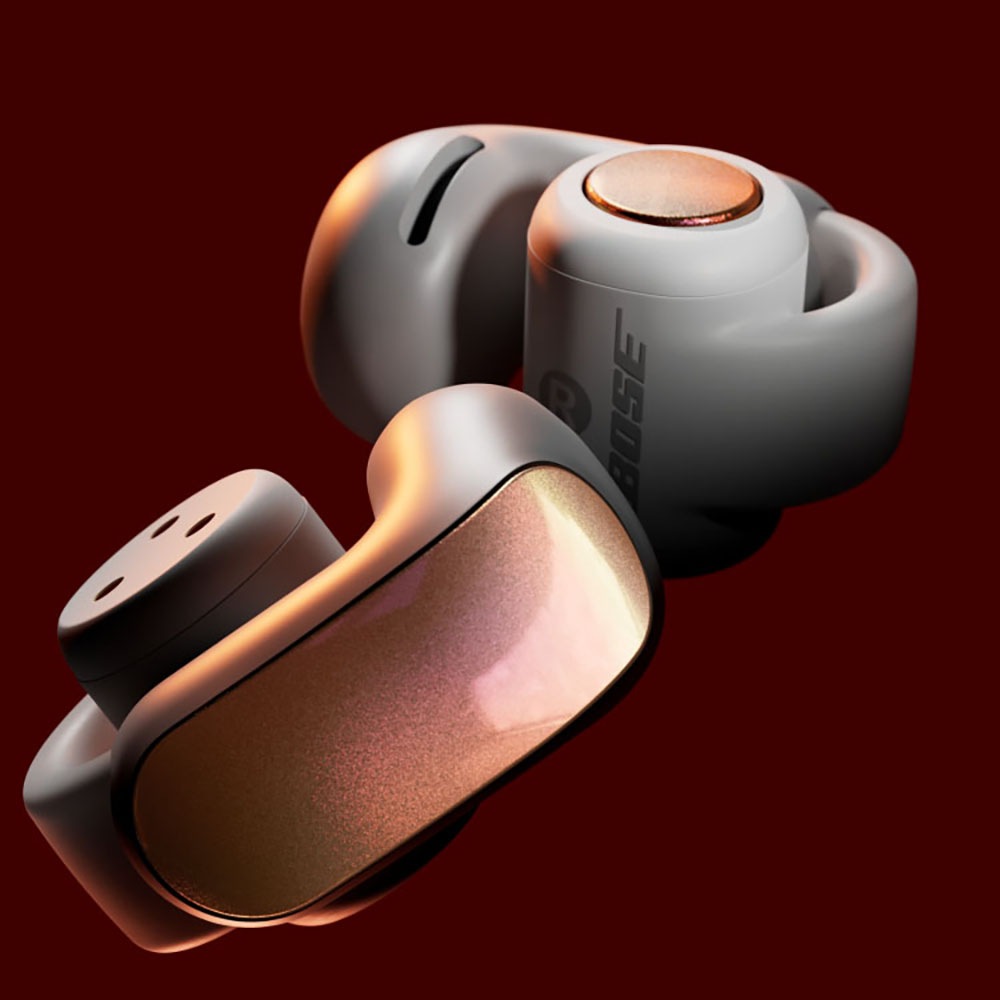 Bose Kopfhörer »Ultra Open Earbuds mit 2 Modi: Immersive Sound, Stereo«, Bluetooth, Stummschaltung, Simple Sync, Google Fast Pair, Umgebung wahrnehmen
