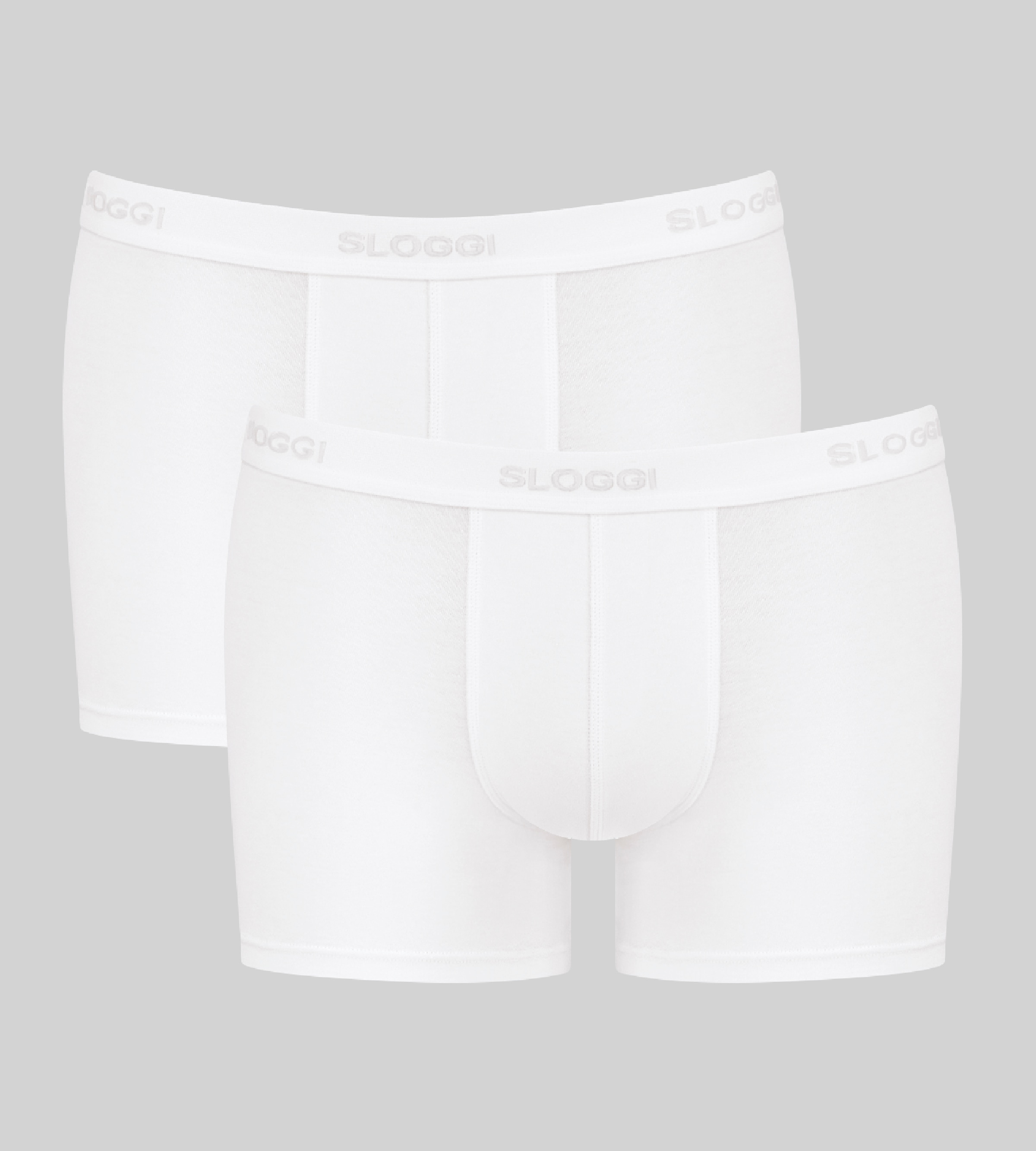 sloggi Retro Boxer "men 24/7 Short 2P", (Packung, 2 St.), Logobund, Herren-Boxershort, Trunk