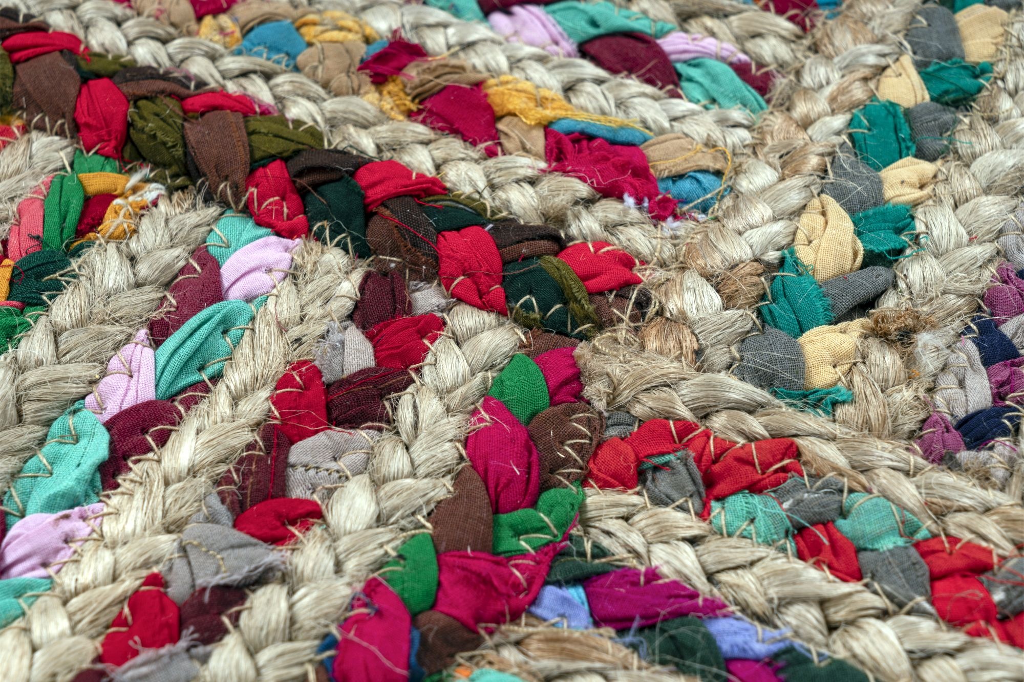 Teppich KAYOOM "Tulum 355", multi, B:120cm H:8mm L:170cm, Baumwolle, Teppiche, Teppich, Kurzflor, Handgeknotet, Vegan, Fußbodenheizungsgeeignet, Wohnzimmer 3