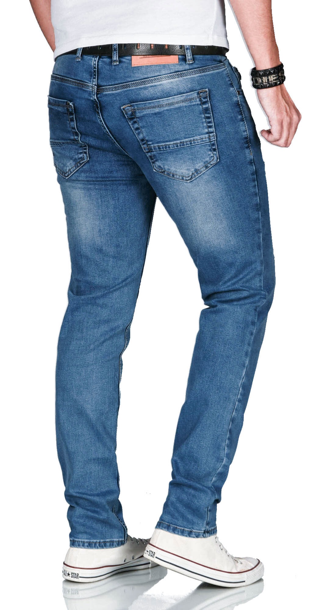 Alessandro Salvarini Slim-fit-Jeans »ASCatania«, mit used look Effekt und mit 2% Elasthan