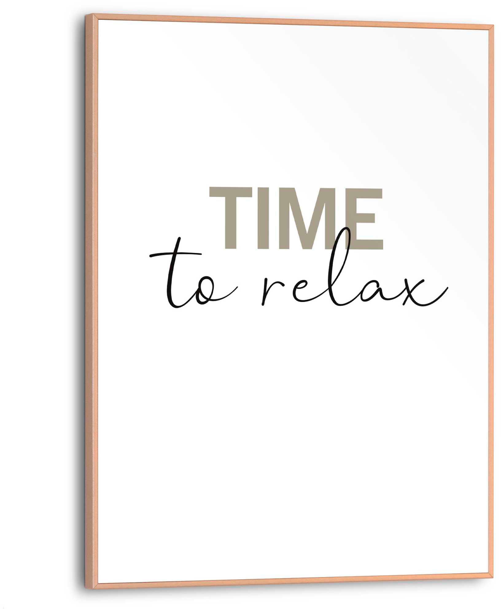 Reinders Poster "Time to relax" günstig online kaufen