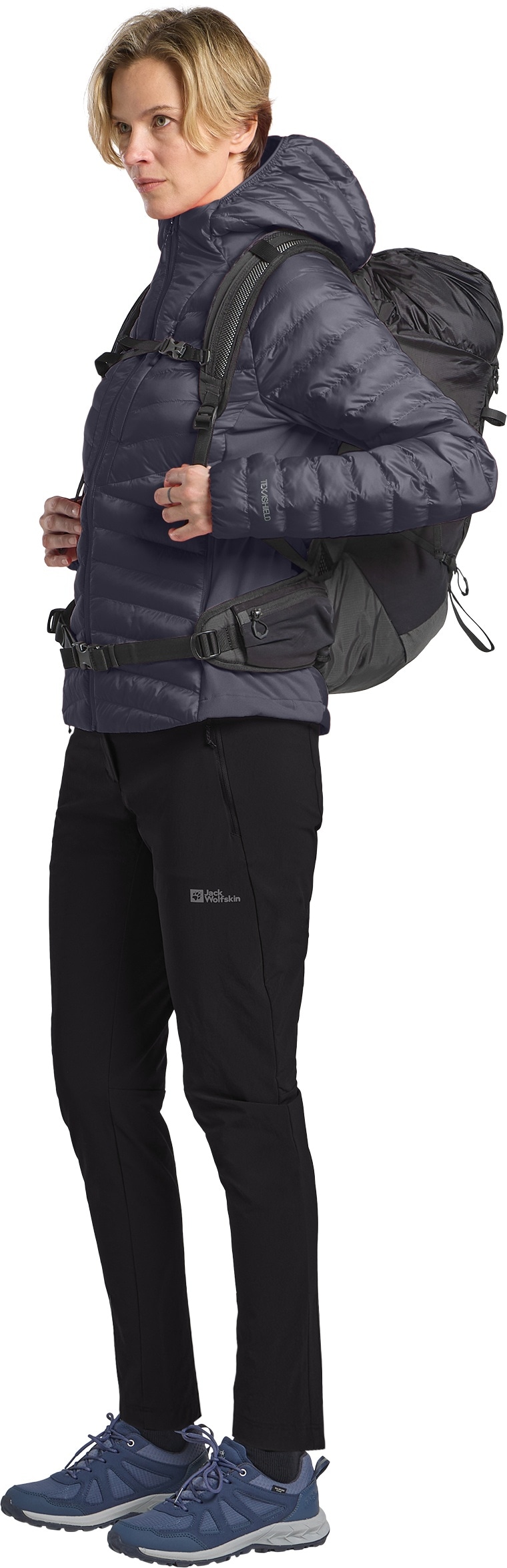 Jack Wolfskin Funktionsjacke »ROUTEBURN PRO INS JKT W«, mit Kapuze