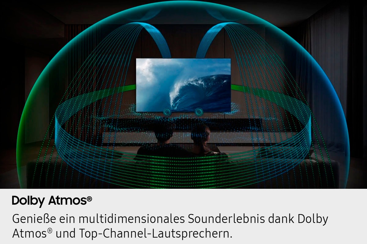 Samsung QLED-Fernseher »GQ85QN85FAU«, 4K Ultra HD, Smart-TV, NQ HDR+, 4K AI Upscaling, Dolby Atmos & AI Sound, Gaming bis zu 144Hz