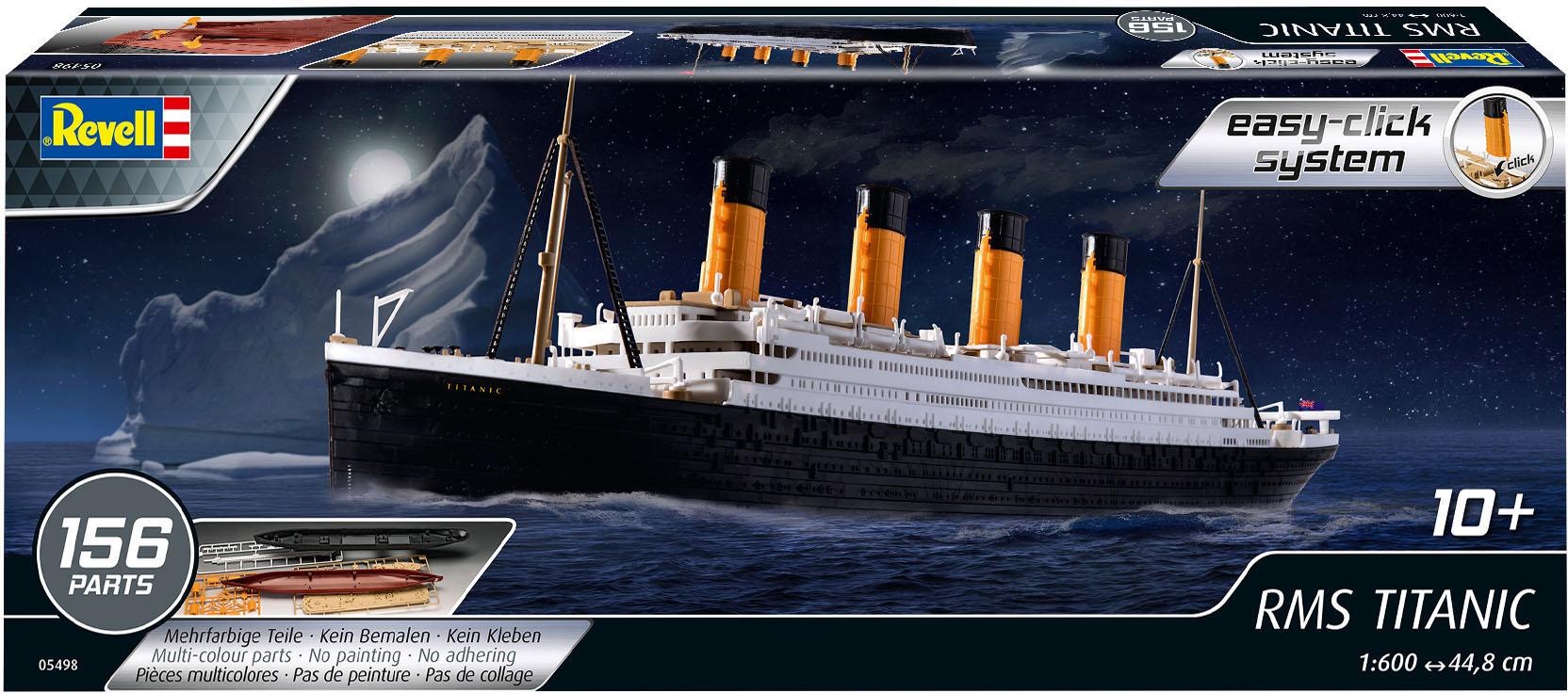 Revell® Modellbausatz »easy-click RMS TITANIC«, 1:600, Made in Europe