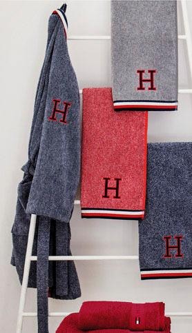 bademantel damen frottee tommy hilfiger