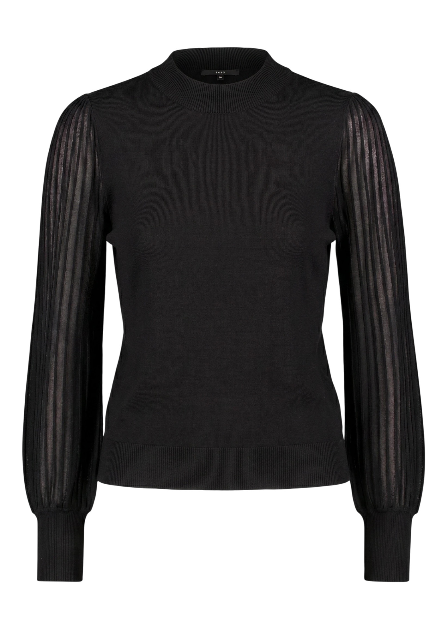 Zero Strickpullover »Damen mit Spitzenärmeln« 1 Stk. Struktur