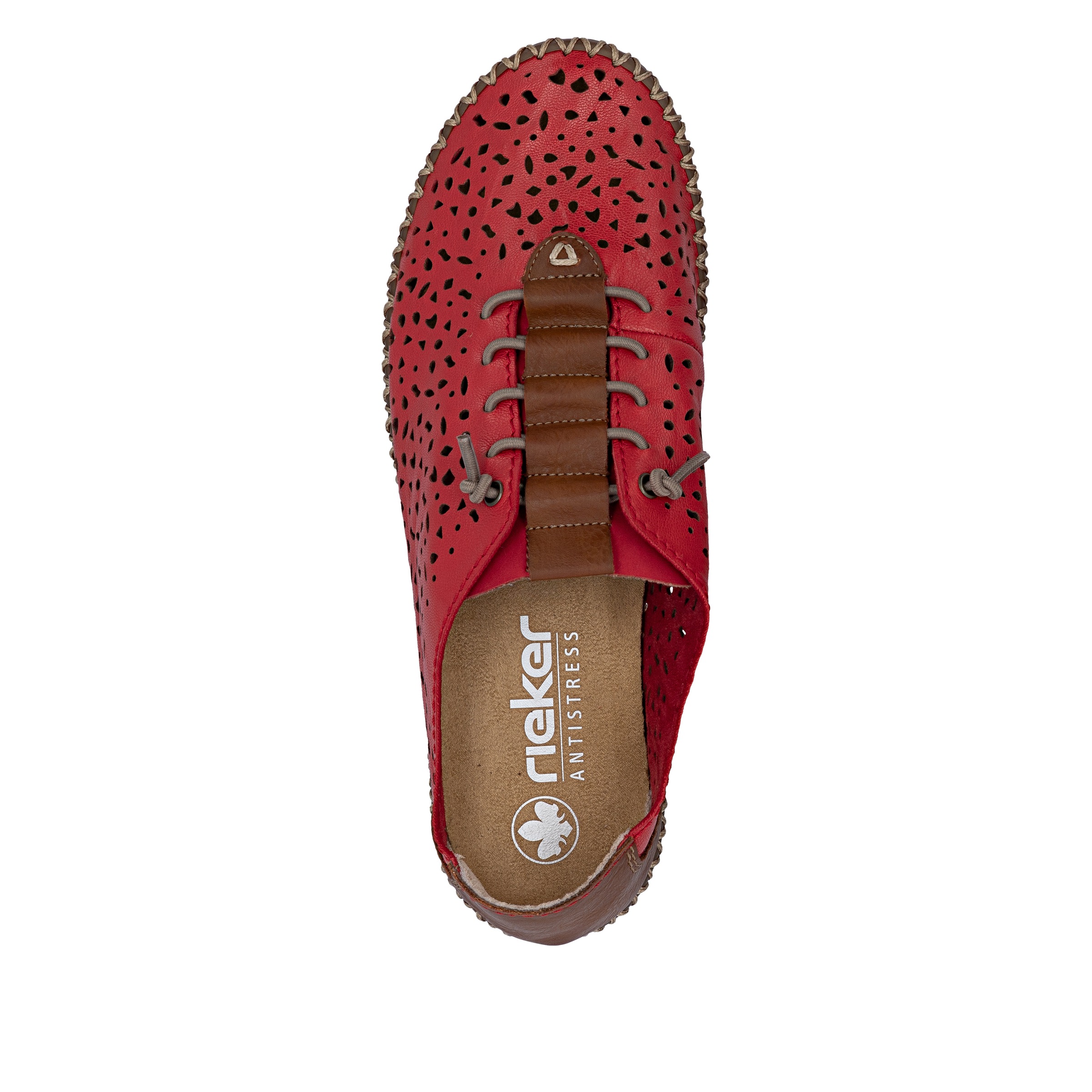 Rieker Slipper  Schlupfschuh, Halbschuh, Barfußschuh mit Perforation