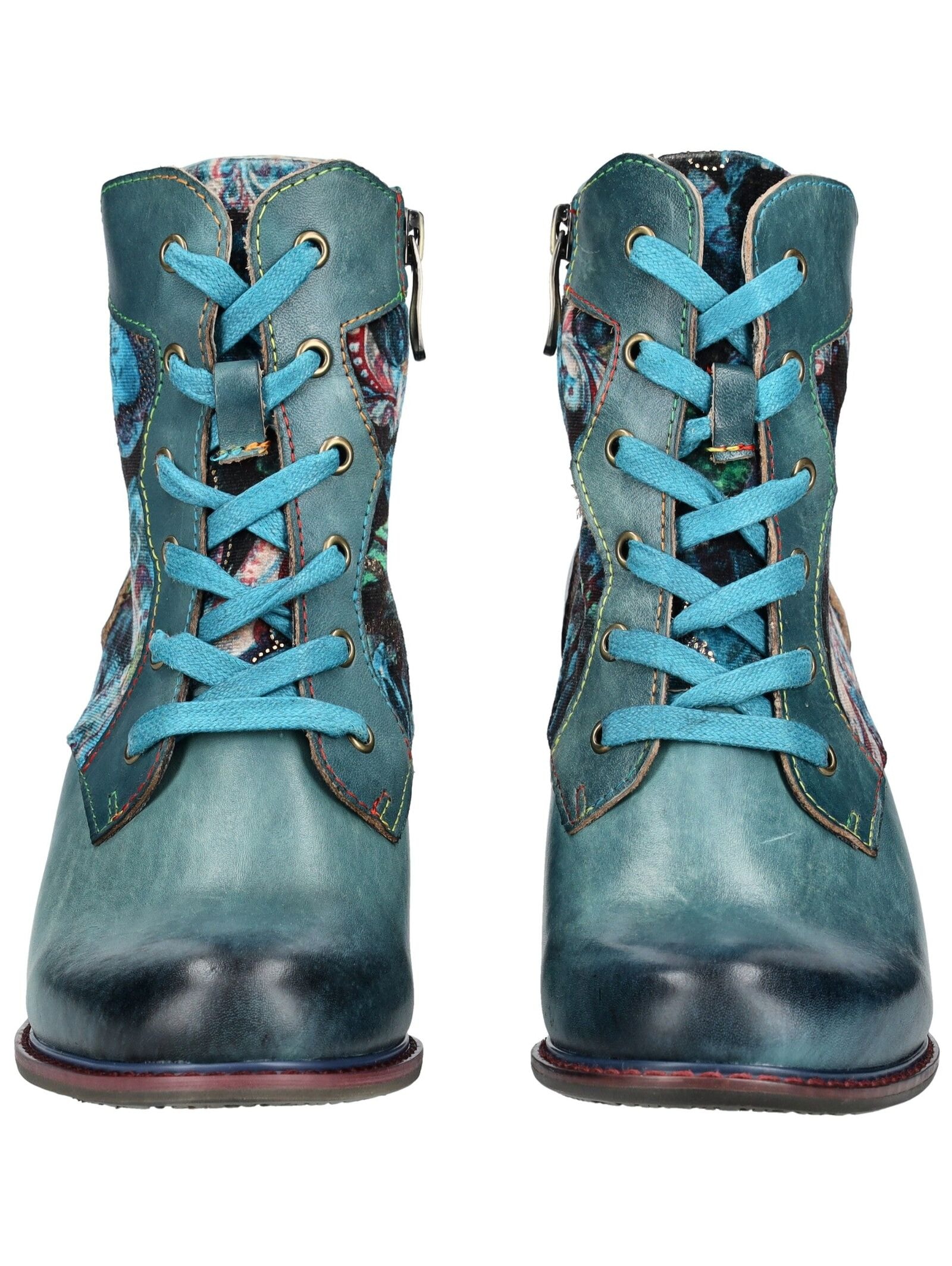 LAURA VITA Schnürstiefelette »LAURA VITA Stiefelette Leder/Textil«