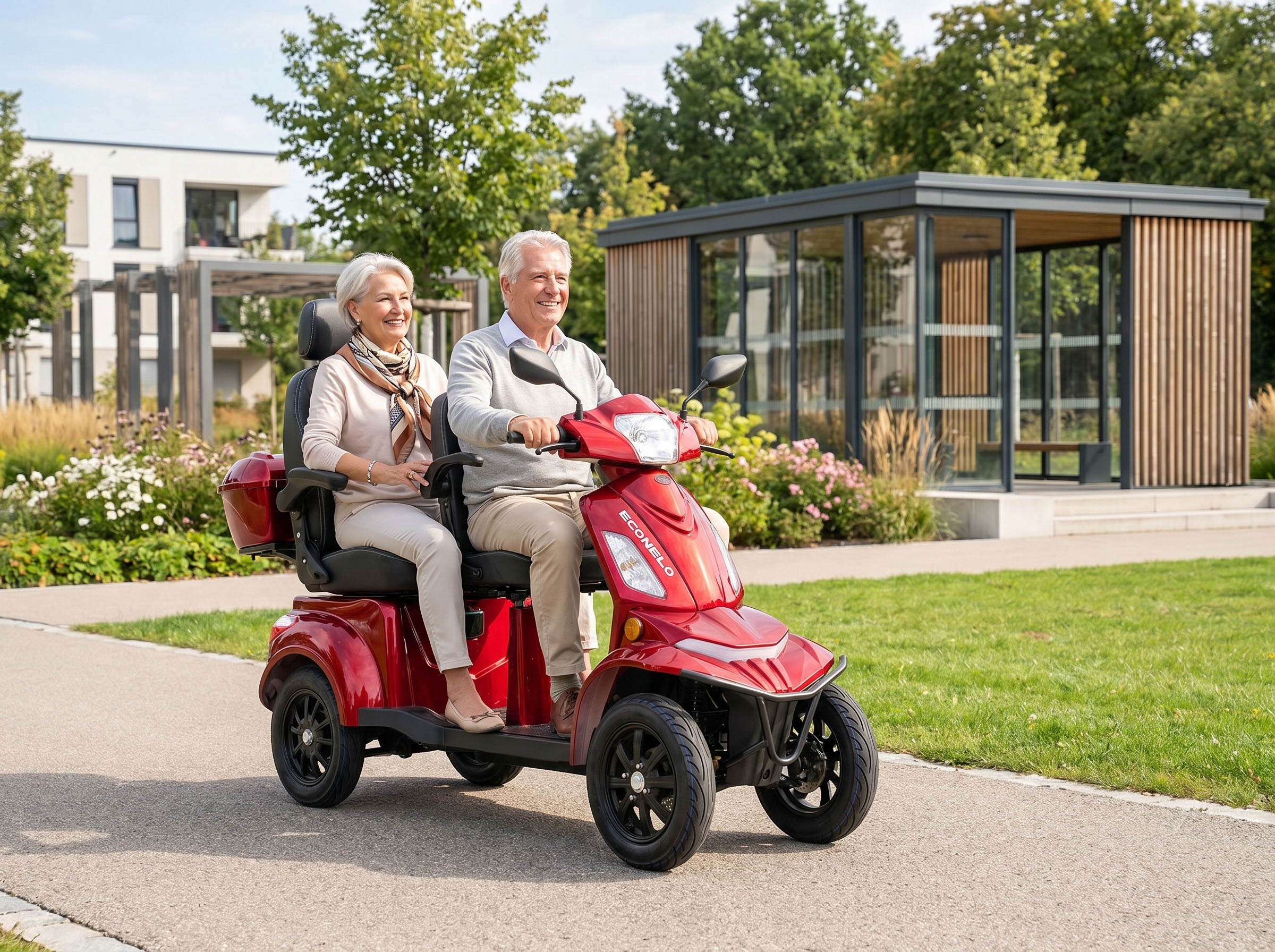 ECONELO Elektromobil »E-Seniorenmobil VISTA Quarter-1L, Lithium-Akku, 4-Rad, 60V, 1000 Watt« 1.000 W 25 km/h