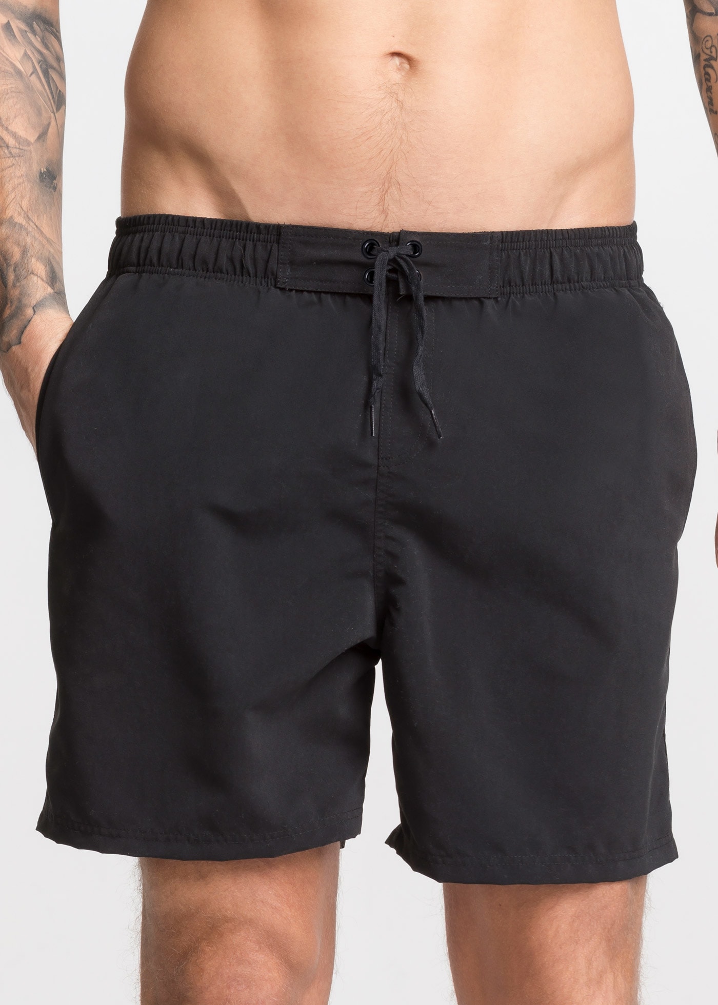 bonprix Badeshorts "Badeshorts" mit Netzfutter, bequeme Passform, unifarben günstig online kaufen