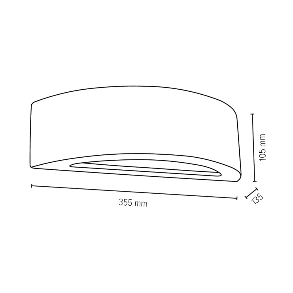 SPOT Light Wandleuchte »BLOCK«, 1 flammig-flammig, Echter Beton