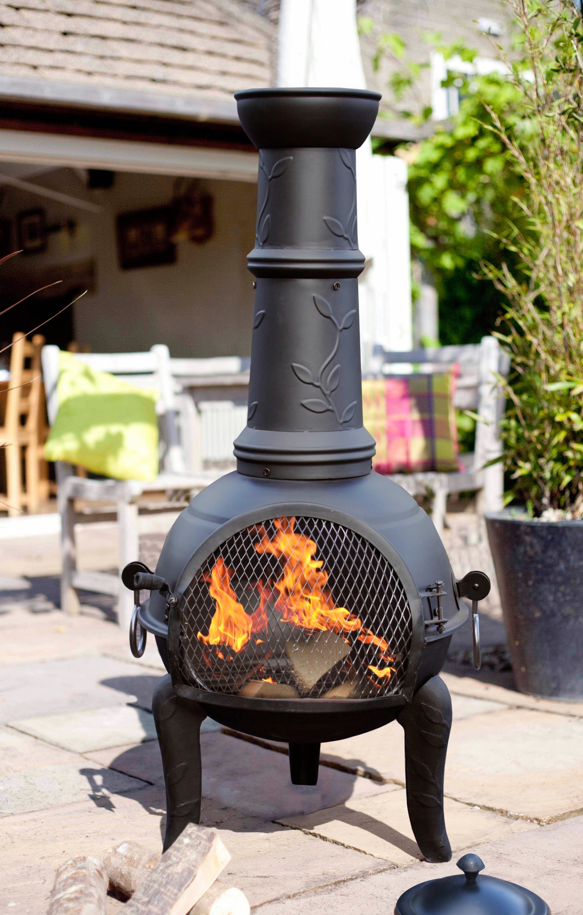 Buschbeck Grillkamin »Leaf 107«, BxTxH: 43x43x107 cm