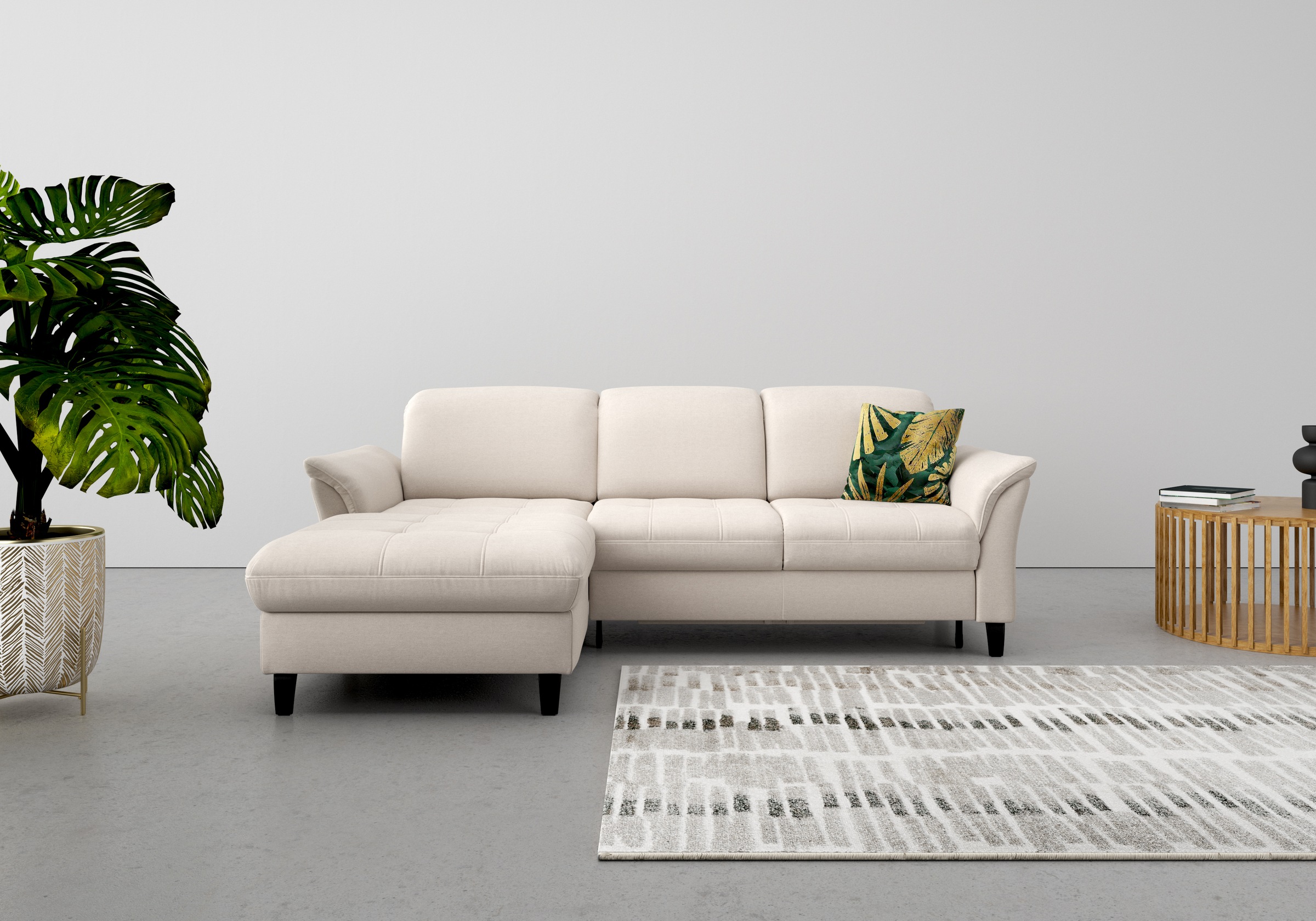 sit&more Ecksofa "Maggiore L-Form" wahlweise mit Kopfteilverstellung, Bettf günstig online kaufen