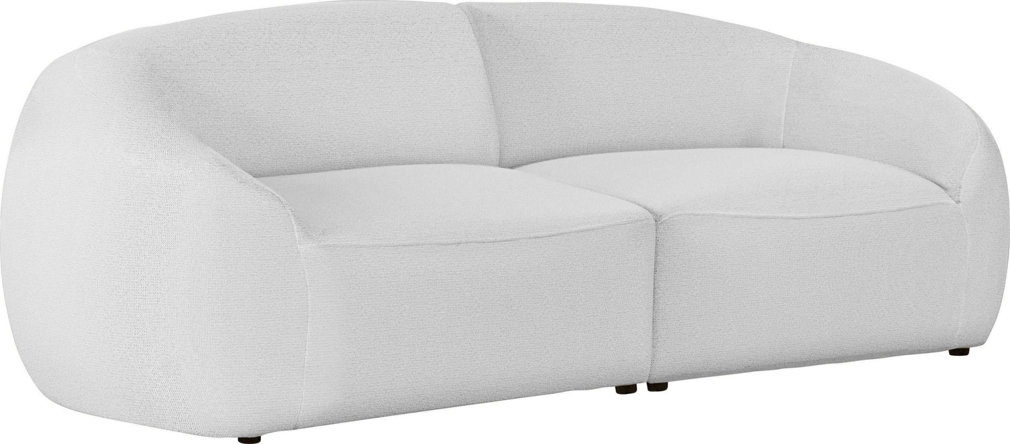 LeGer Home by Lena Gercke Big-Sofa »YANI, Designersofa, organische Form, Maße B/T/H: 240/64/81 cm«, mit Wellenunterfederung, auch in Bouclé, passend zur Serie