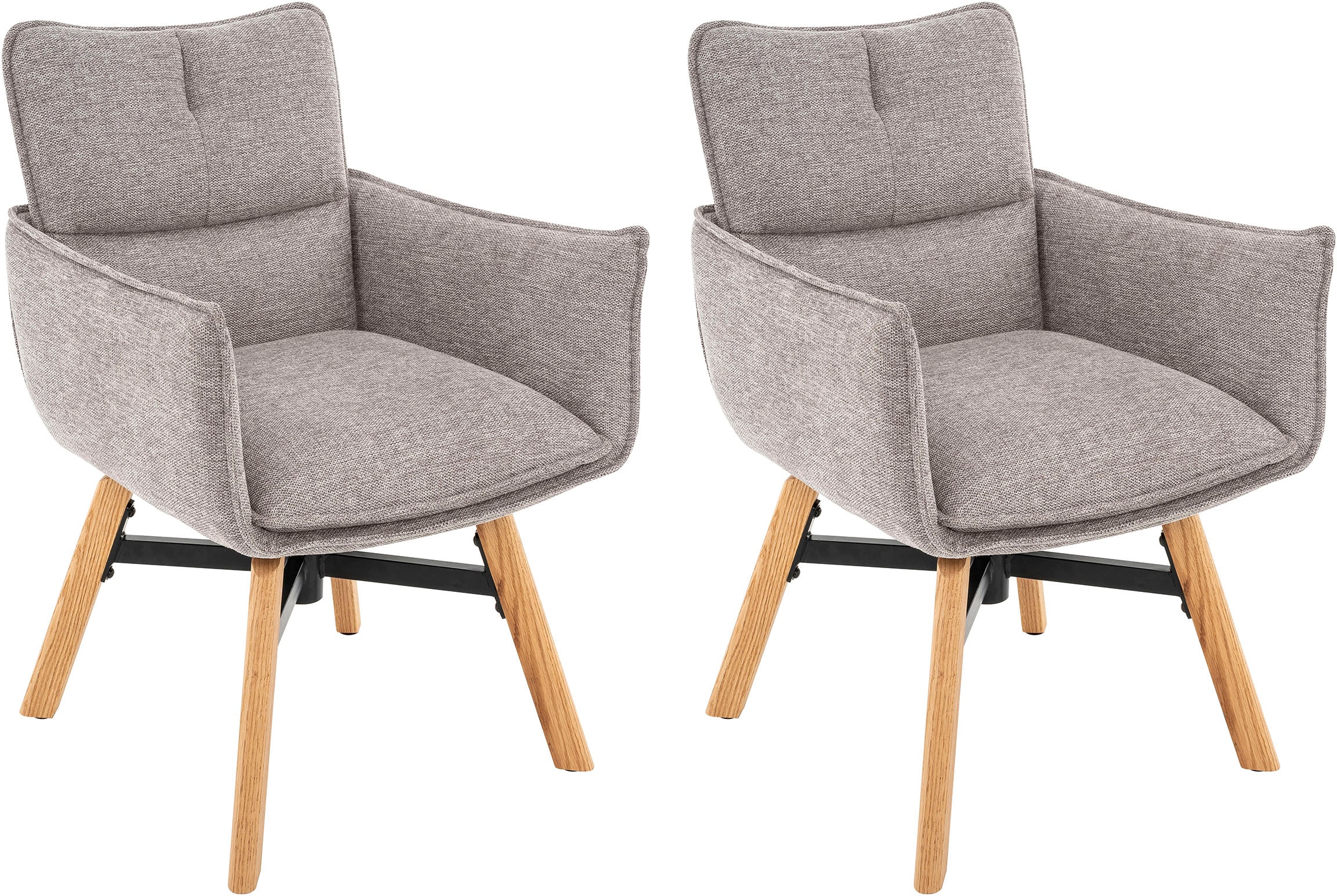 OTTO home Esszimmerstuhl "Elyssa" (Set) 2 Stk.massives Eichenholzgestell, p günstig online kaufen