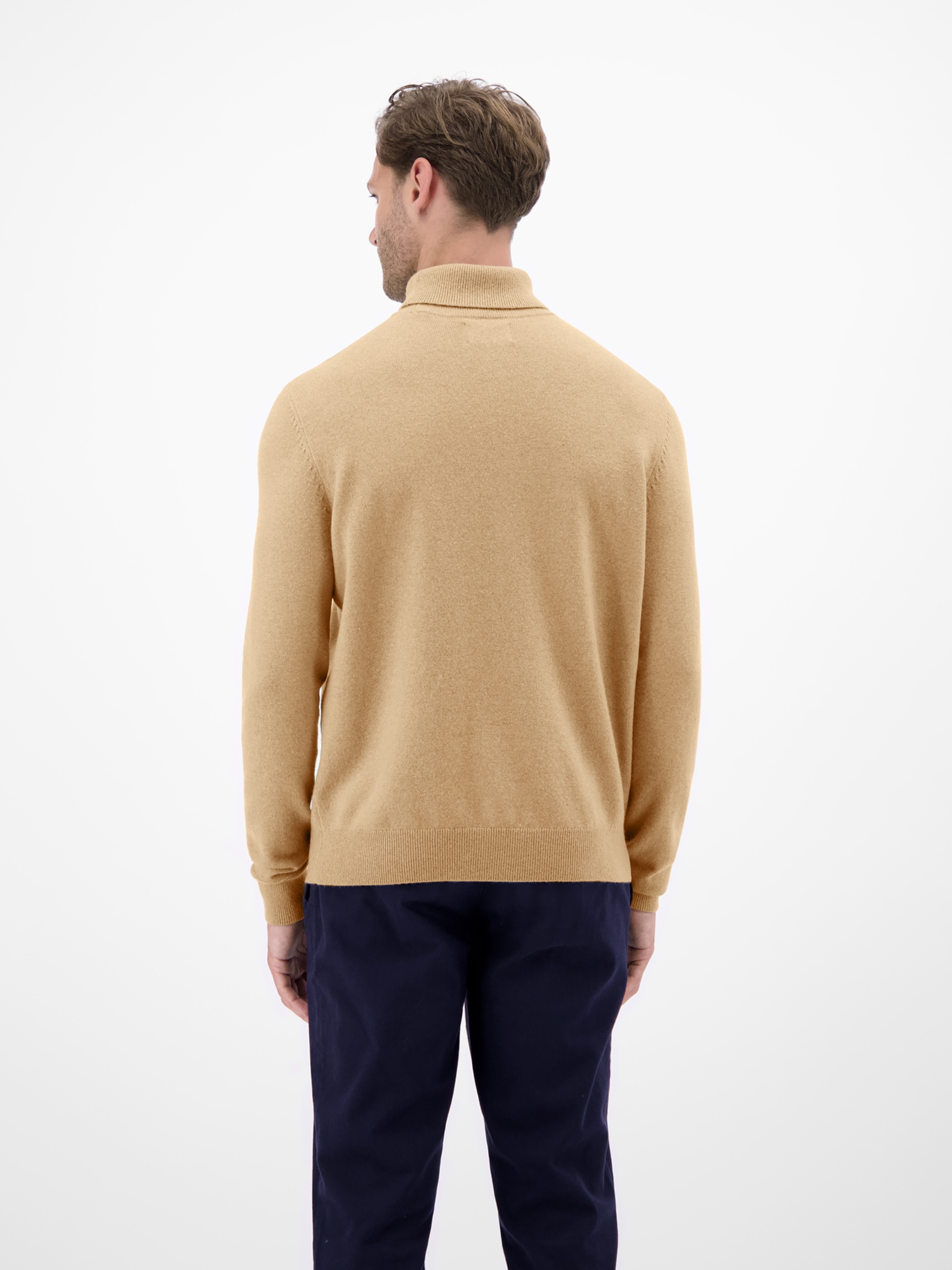 LERROS Rollkragenpullover »Herren Rollkragenpullover - lässige Optik, wärmender«