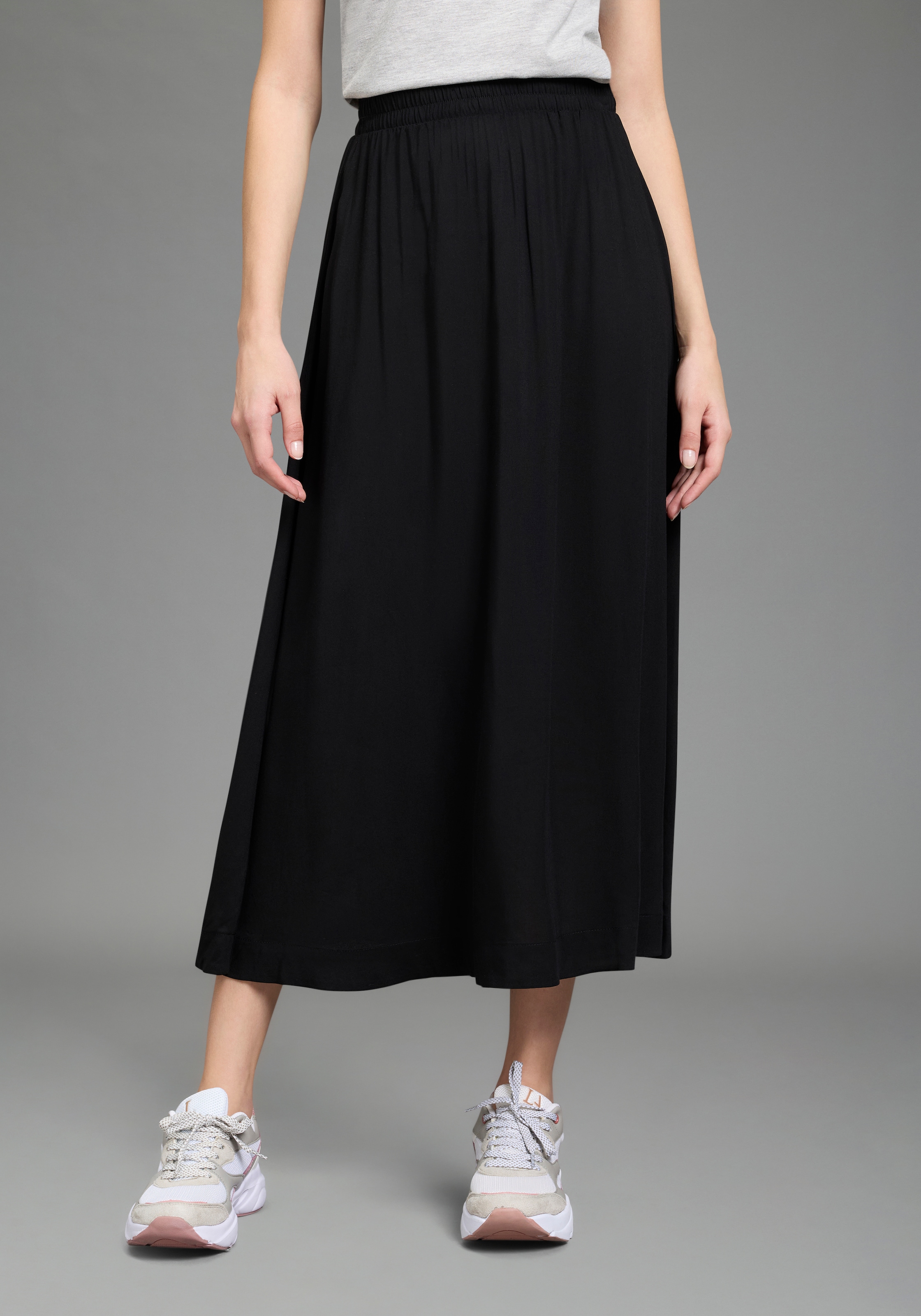 Laura Scott Maxirock mit bequemem Komfortbund und Gummizug günstig online kaufen