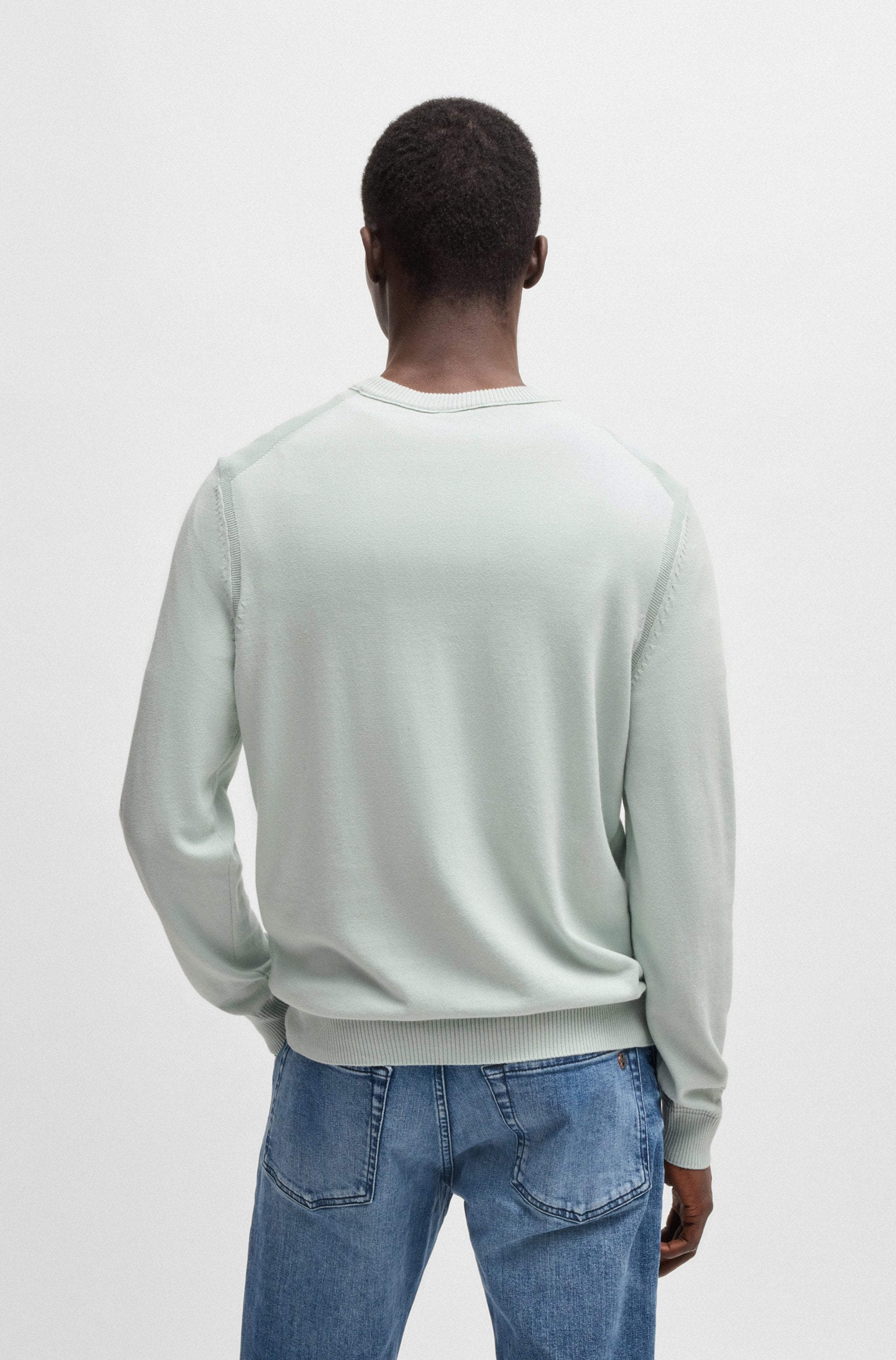 BOSS ORANGE Strickpullover »Asac_V«, mit Logostickerei auf der Brust