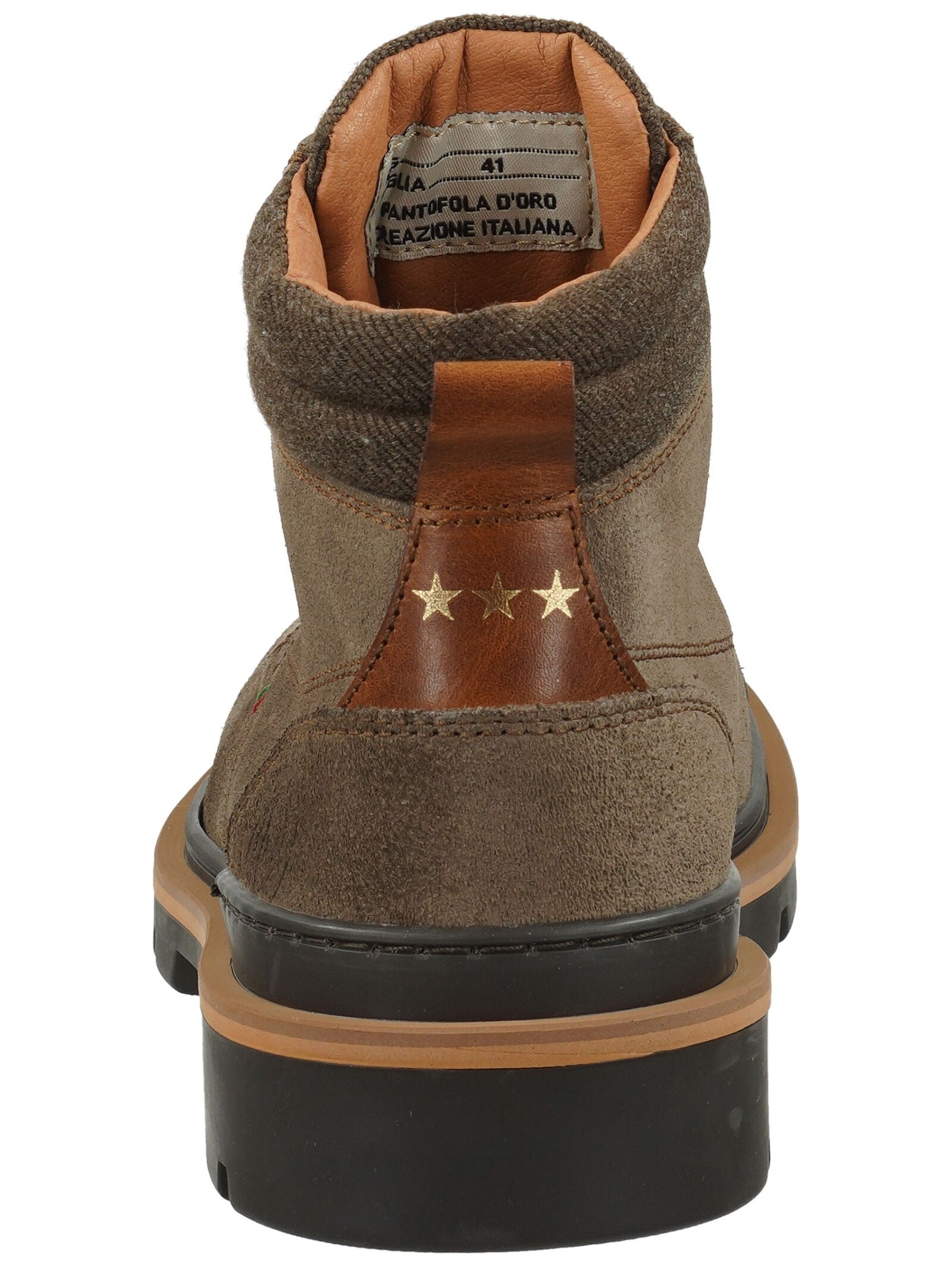 Pantofola d´Oro Schnürstiefelette »Pantofola d'Oro Stiefelette Leder/Textil«