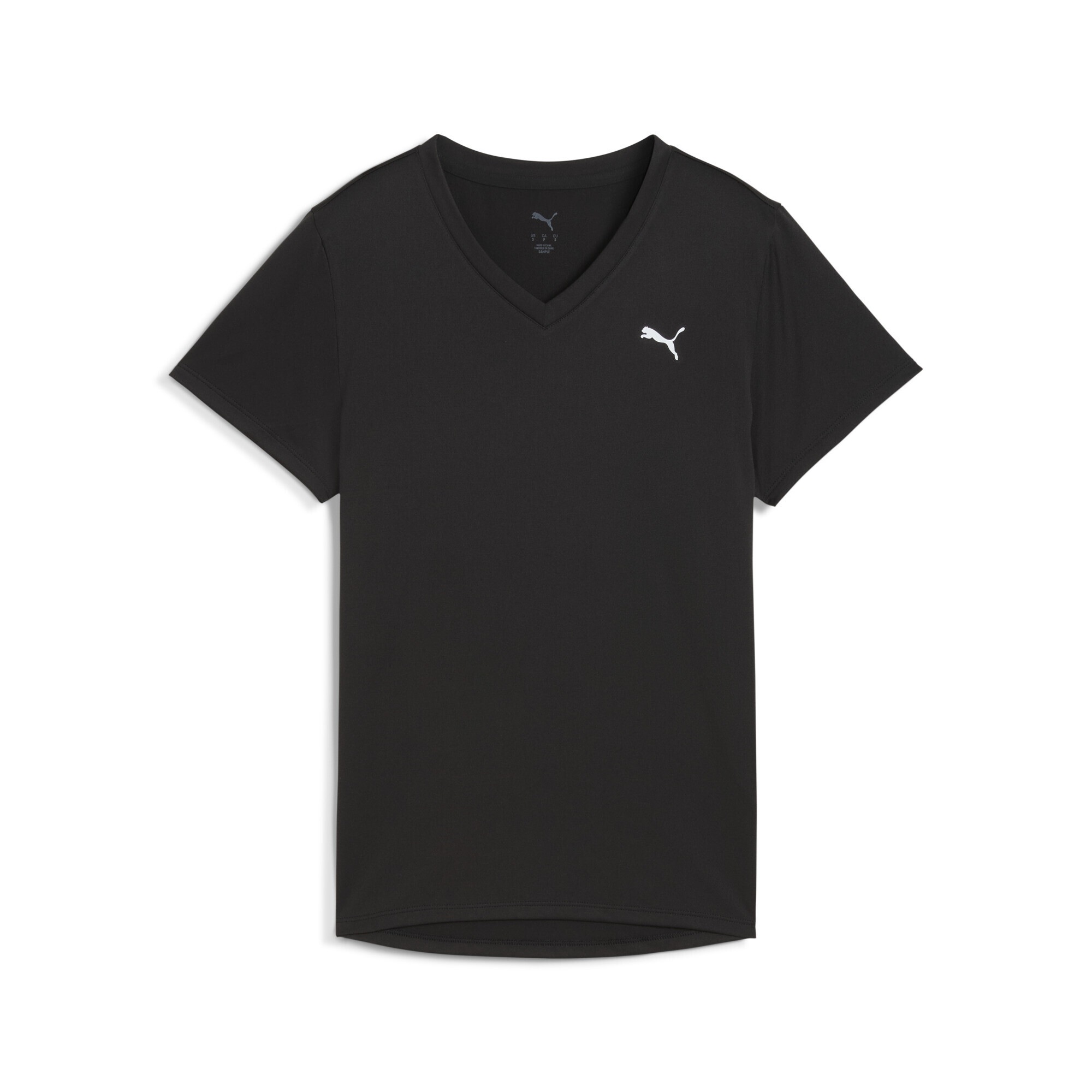 PUMA Trainingsshirt "TAD ESSENTIALS T-Shirt mit V-Ausschnitt Damen" günstig online kaufen