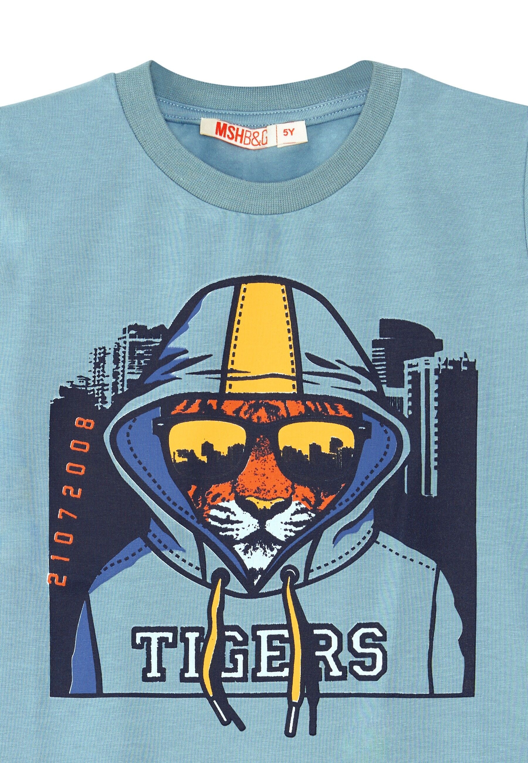 Denokids Hausanzug »Street Tiger«, (2 tlg.), mit Tiger-Print