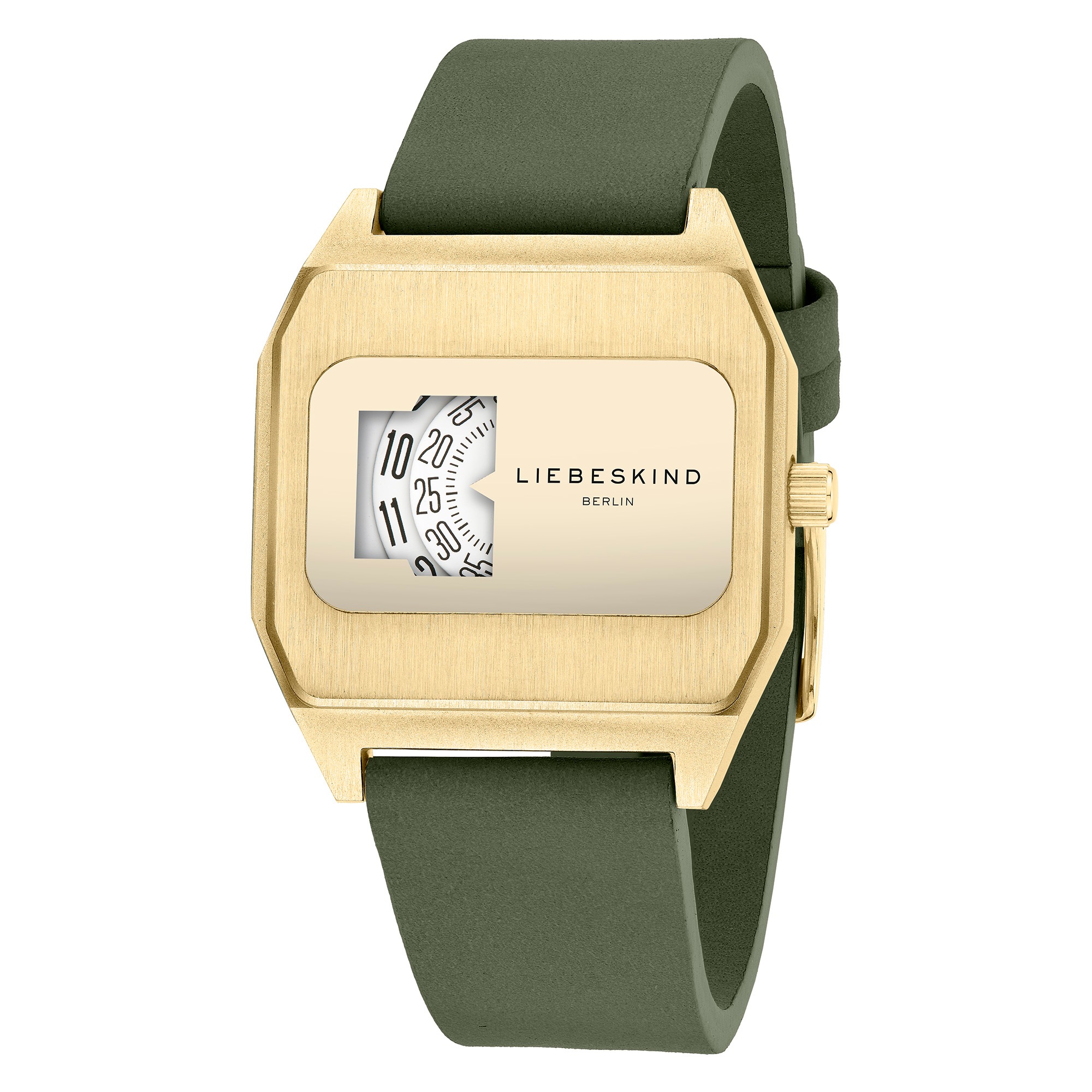 Liebeskind Berlin Quarzuhr »Vinyl Vision«, Armbanduhr, Damenuhr, Lederarmband, analog