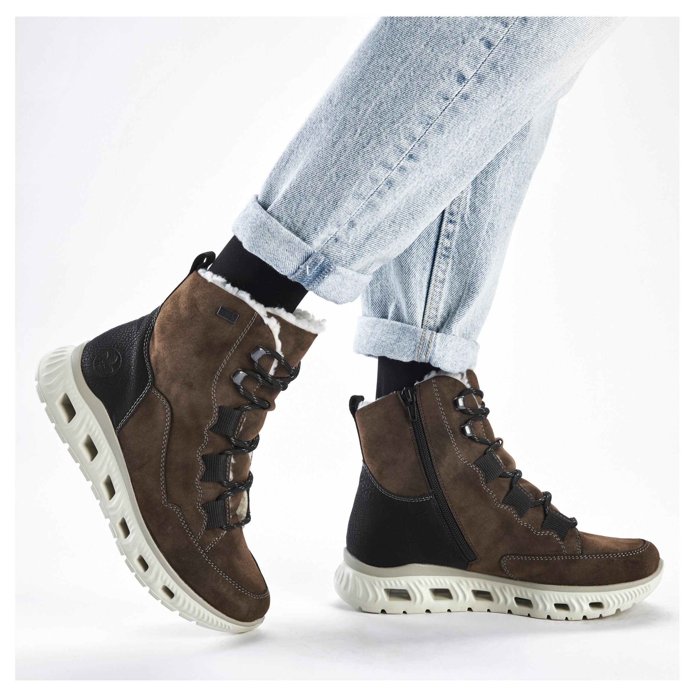 Rieker Winterboots, Schnürboots, Outdoorboots mit wasserabweisender riekerTEX-Membran