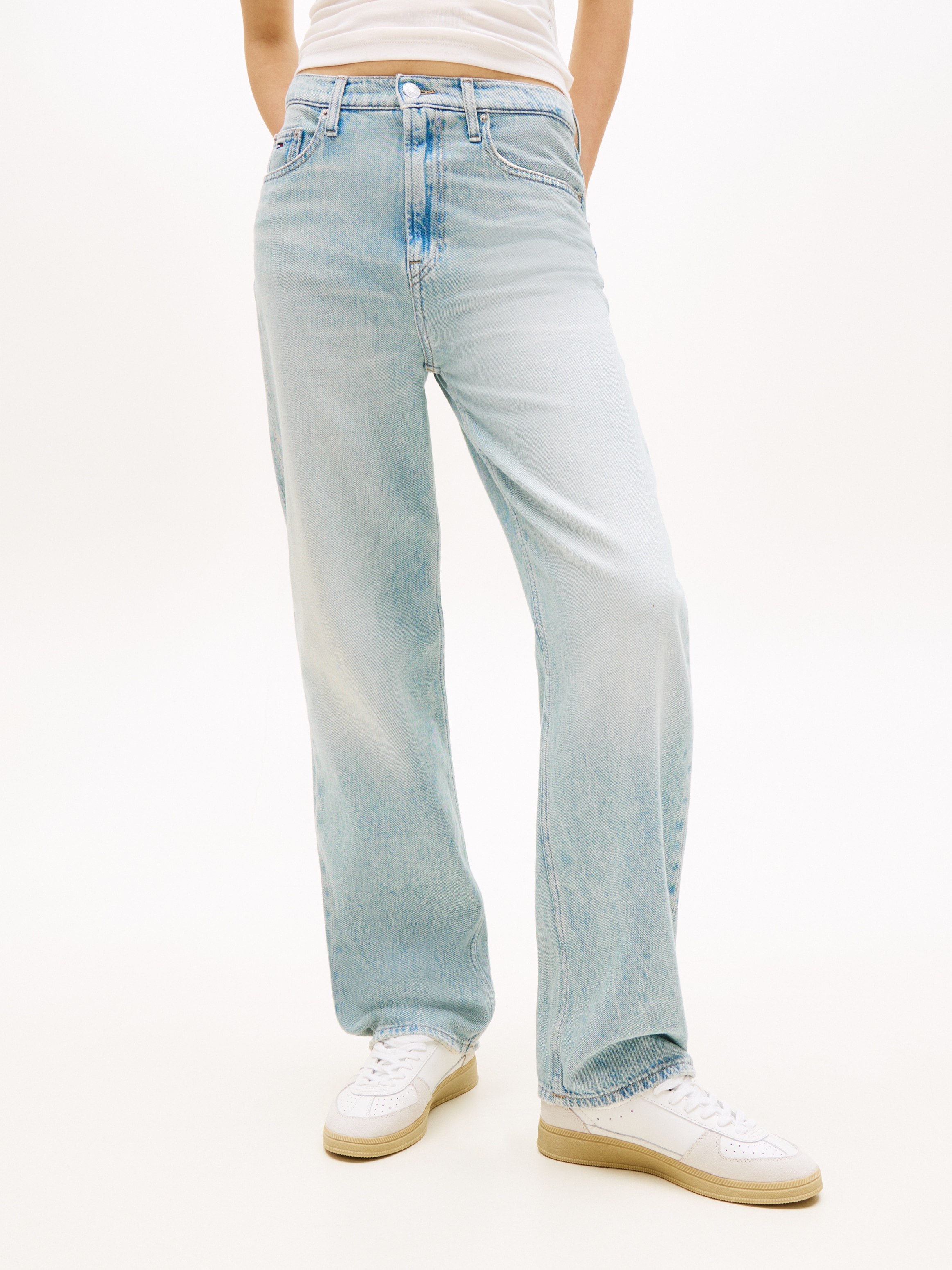 Tommy Jeans "LAYLA HR SLIM STR" High Waist, Baumwoll-Qualität