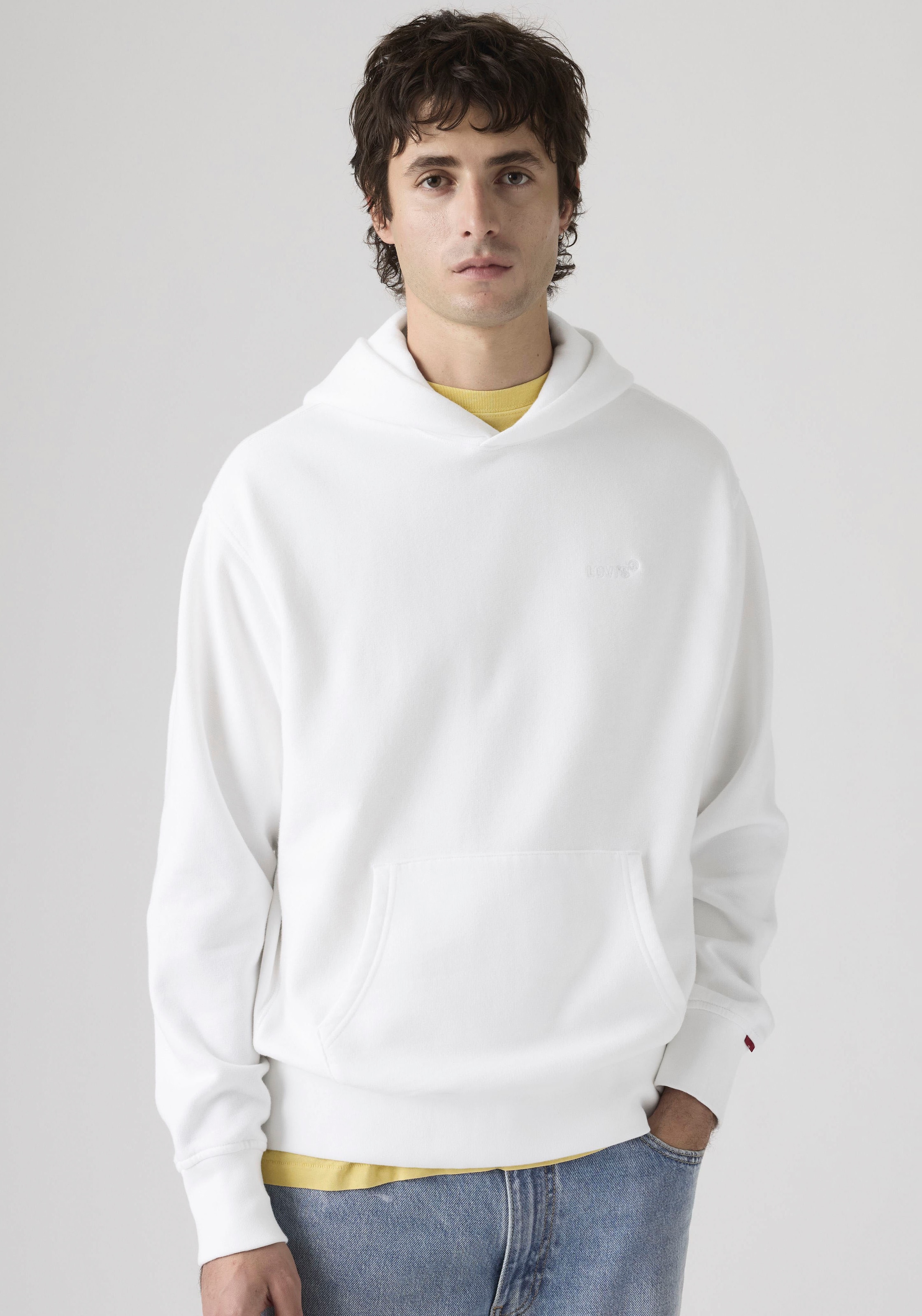 Levi's® Hoodie »THE AUTHENTIC HOODIE«, mit kleiner Ton-in-Ton Logostickerei auf der Brust
