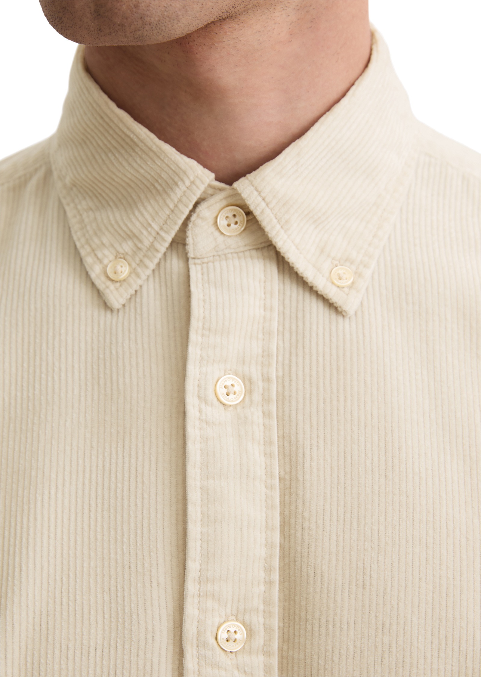 Marc O'Polo Langarmhemd »mit Button-Down-Kragen«