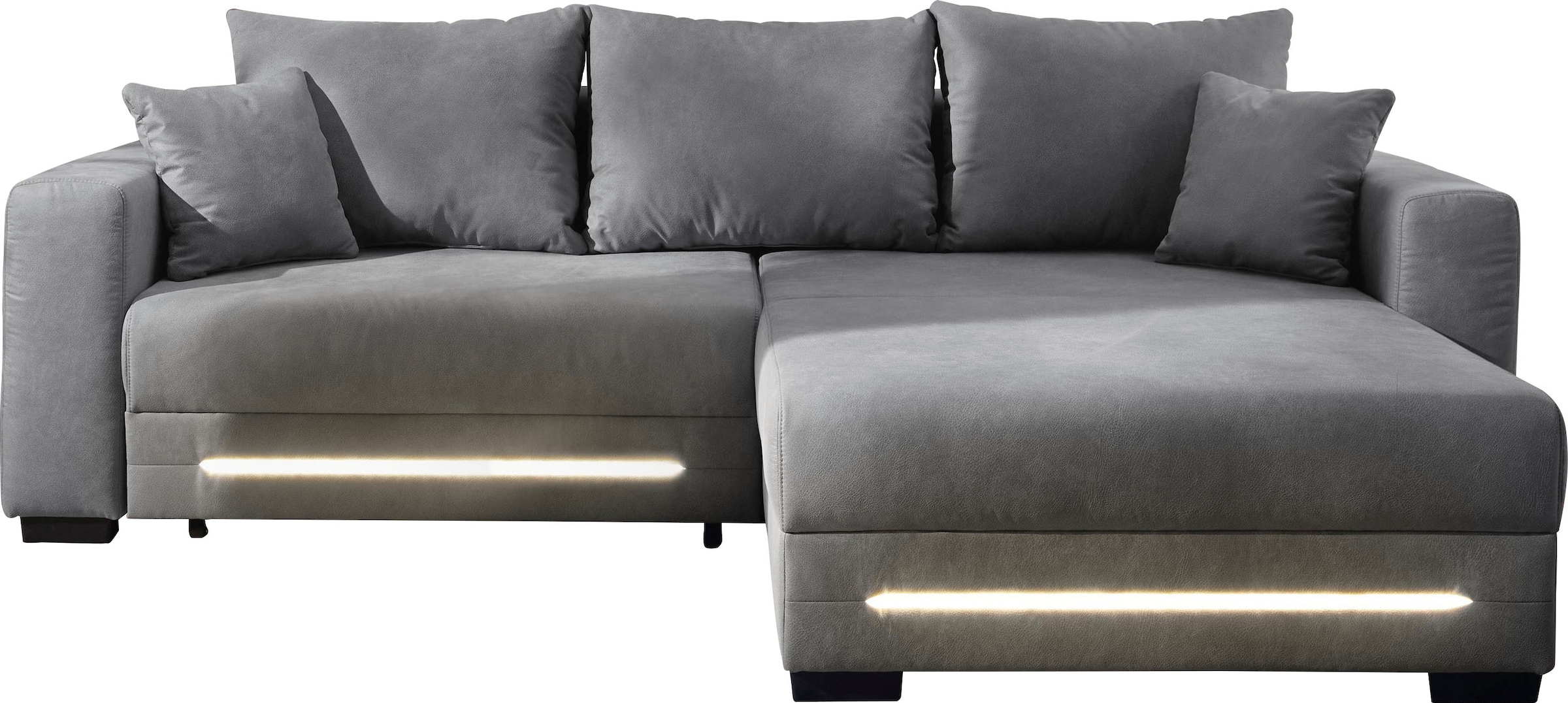 Jockenhöfer Gruppe Ecksofa "Spotlight, L-Form, mit dimmbarer LED-Beleuchtun günstig online kaufen