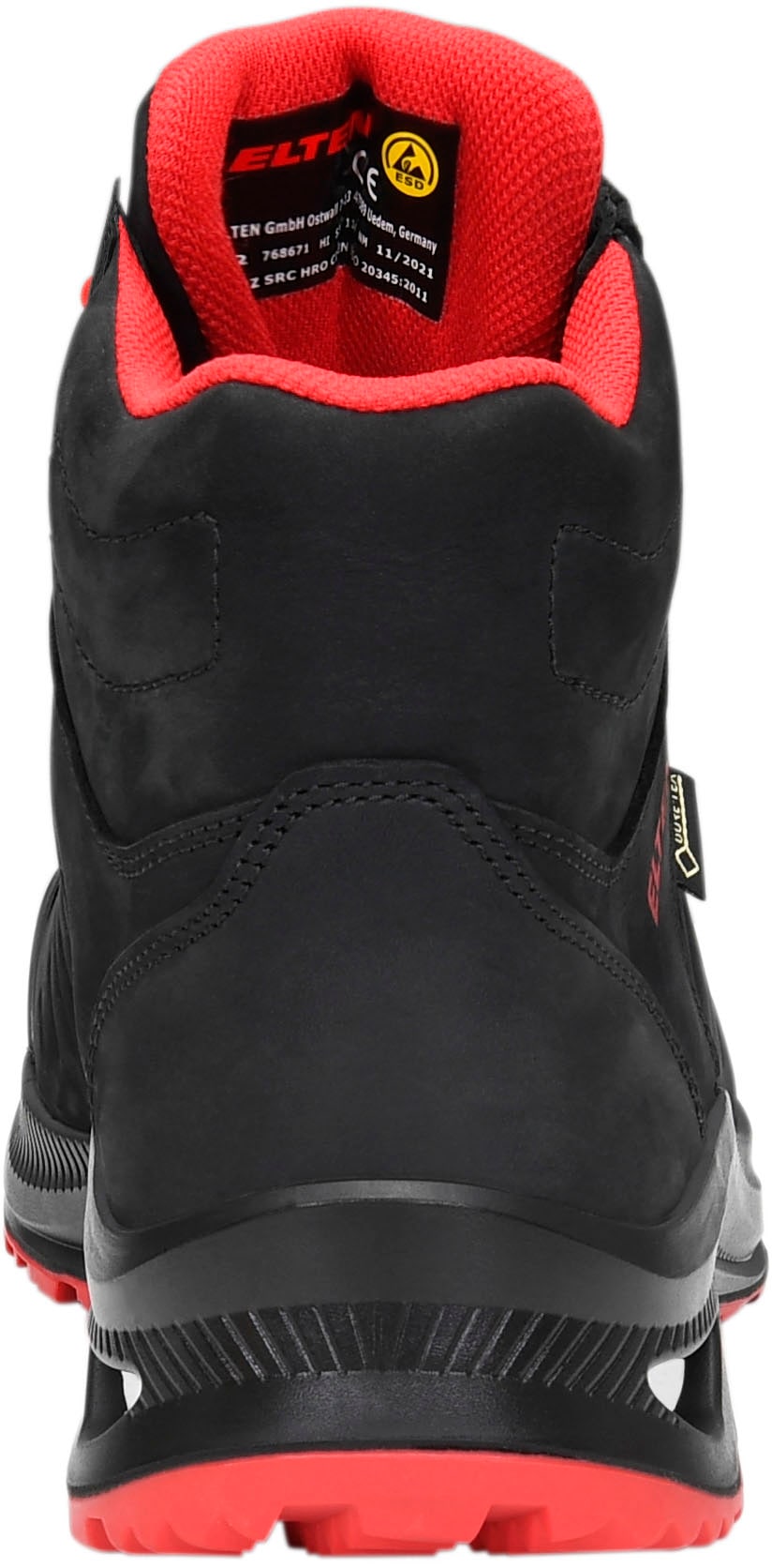 »STEWART bestellen | Sicherheitsschuh XXG ESD Elten GTX S3 BAUR HI Mid online black-red Pro CI«