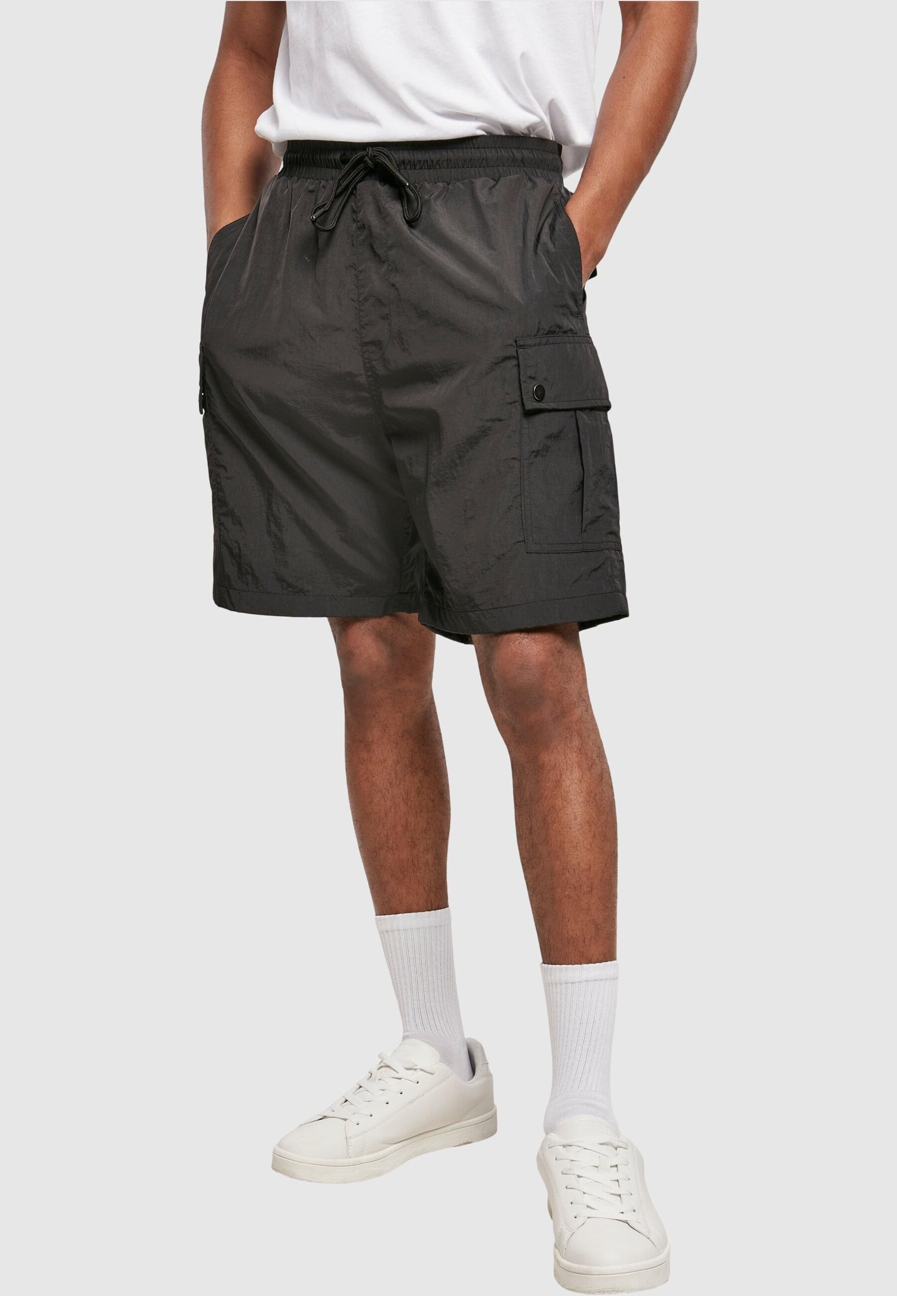 URBAN CLASSICS Cargohose »Urban Classics Herren Nylon Cargo Shorts«, (1 tlg.)