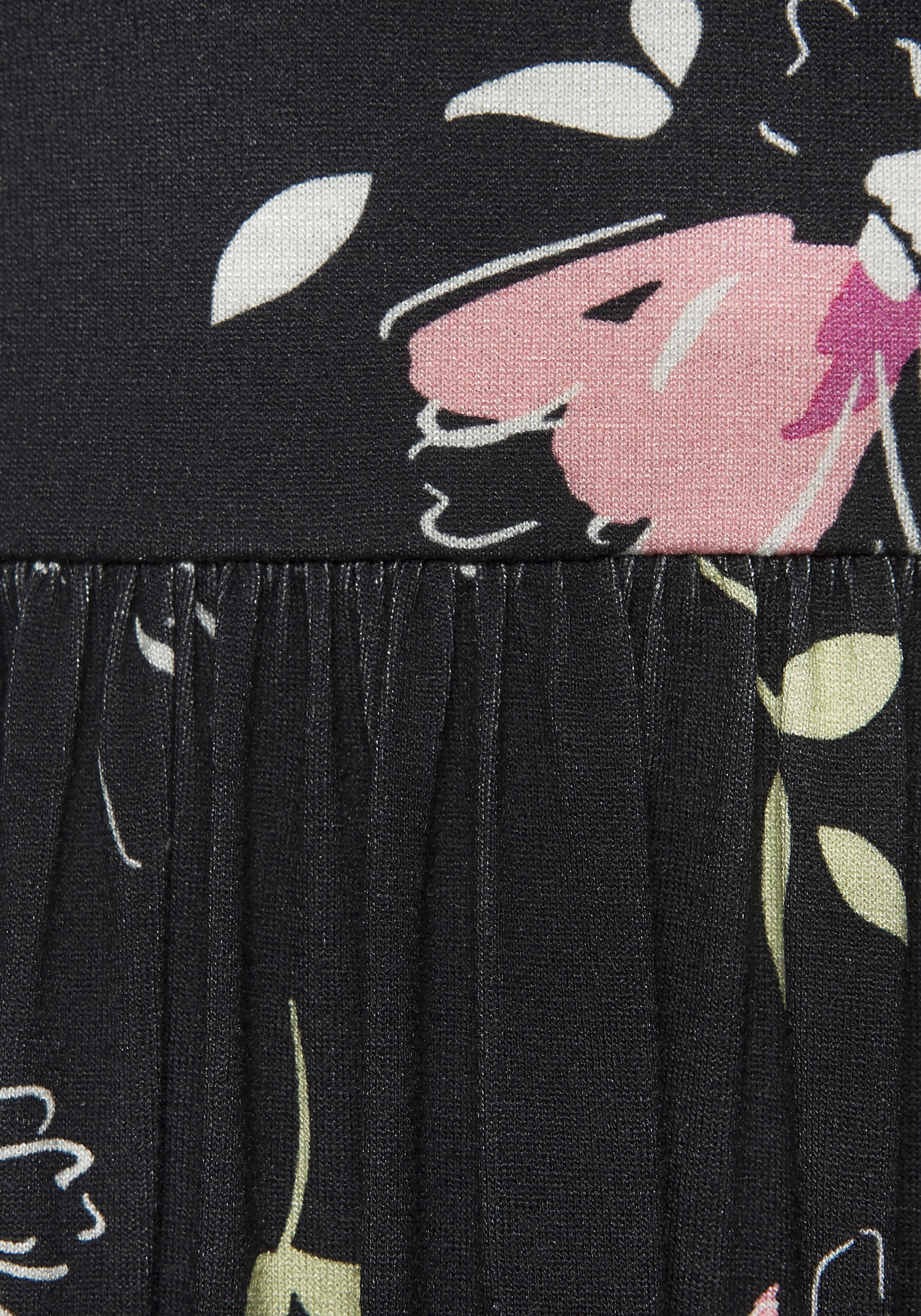 Vivance Jerseykleid, mit Blumendruck