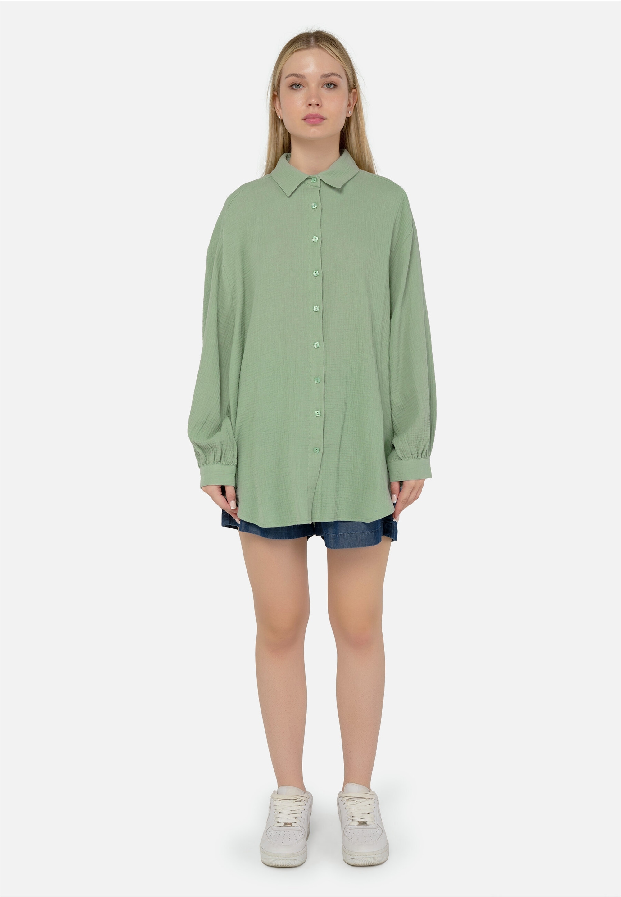 freshlions Langarmhemd "Honari", 1 Stk. im klassischen Design günstig online kaufen