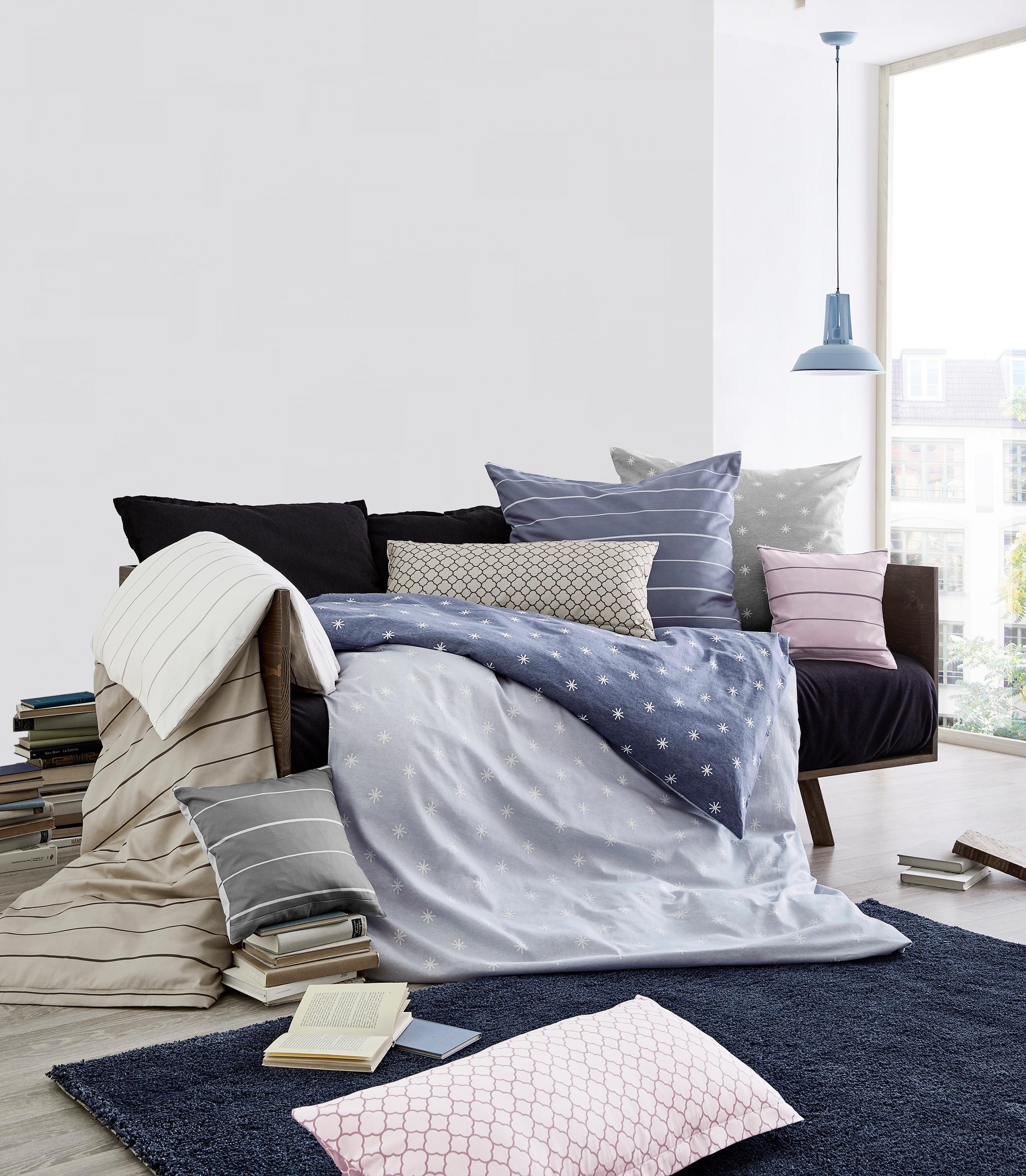 Biberna Wendebettbezug "Mix & Match in Größe 135x200 oder 155x220 cm" Bettb günstig online kaufen