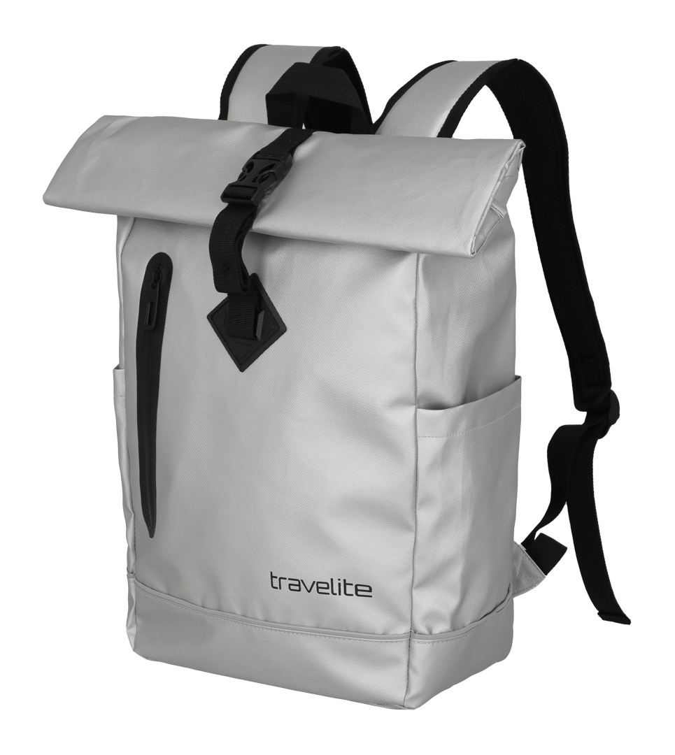 travelite Freizeitrucksack »BASICS Roll-Up Rucksack Plane«, Wanderrucksack Reiserucksack Streetpack Arbeitsrucksack