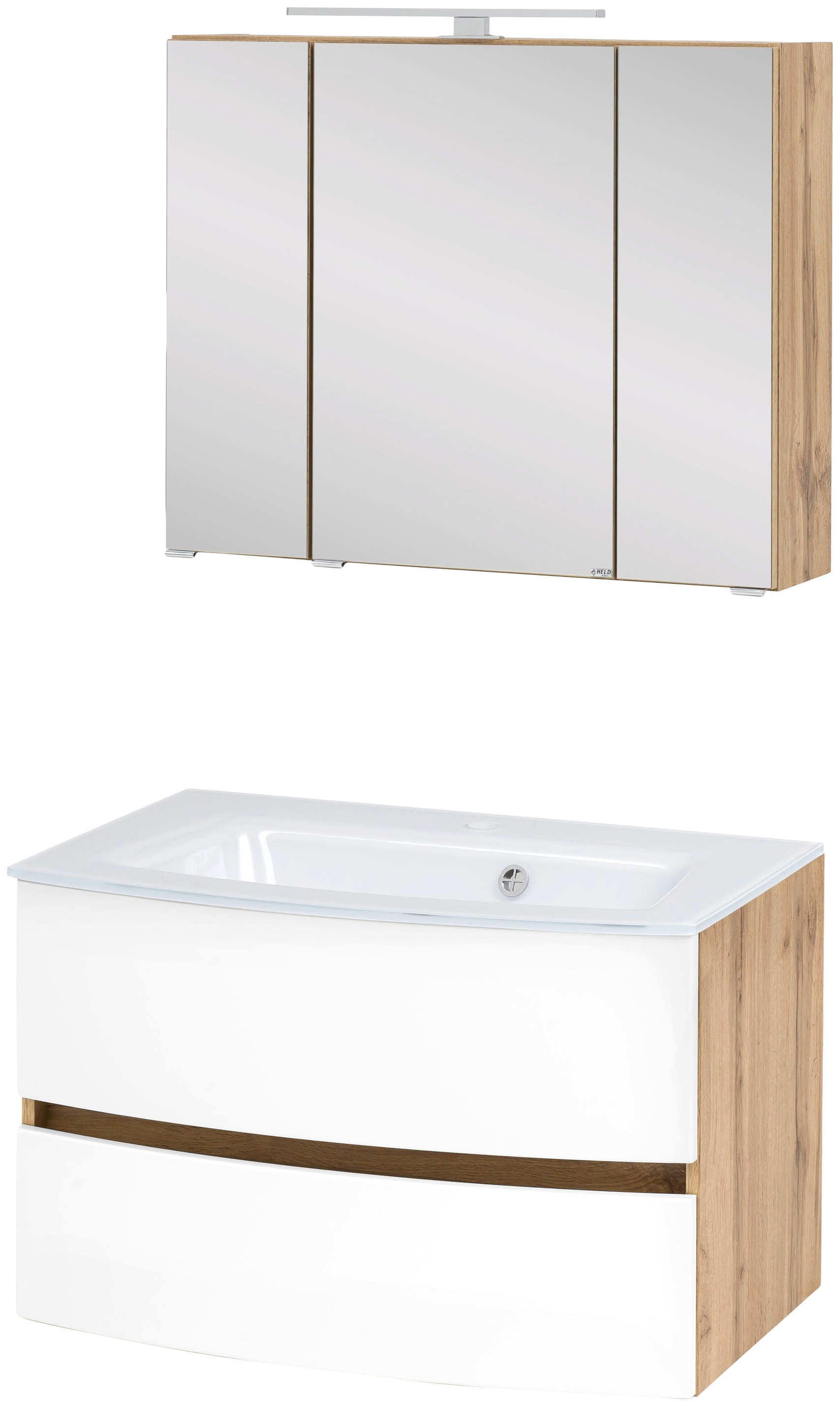 welltime Waschtisch-Set "Kaunas" Set, 2 Stk. tlg. günstig online kaufen