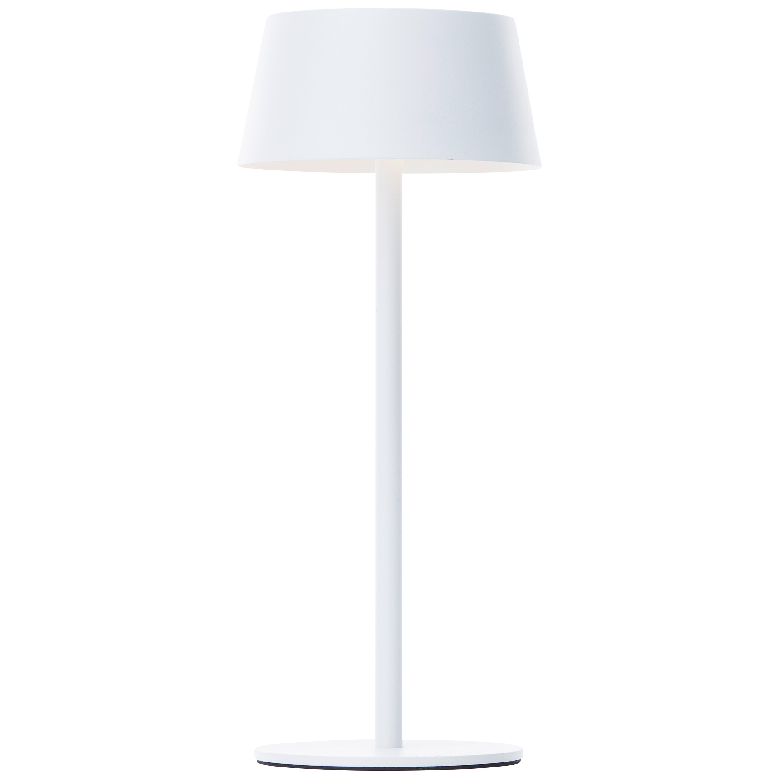 Brilliant "Picco" 1 Stk. Warmweiß Solar und per USB ladbar, 30 cm, 300 lm, 3000 K, IP44, Metall, weiß