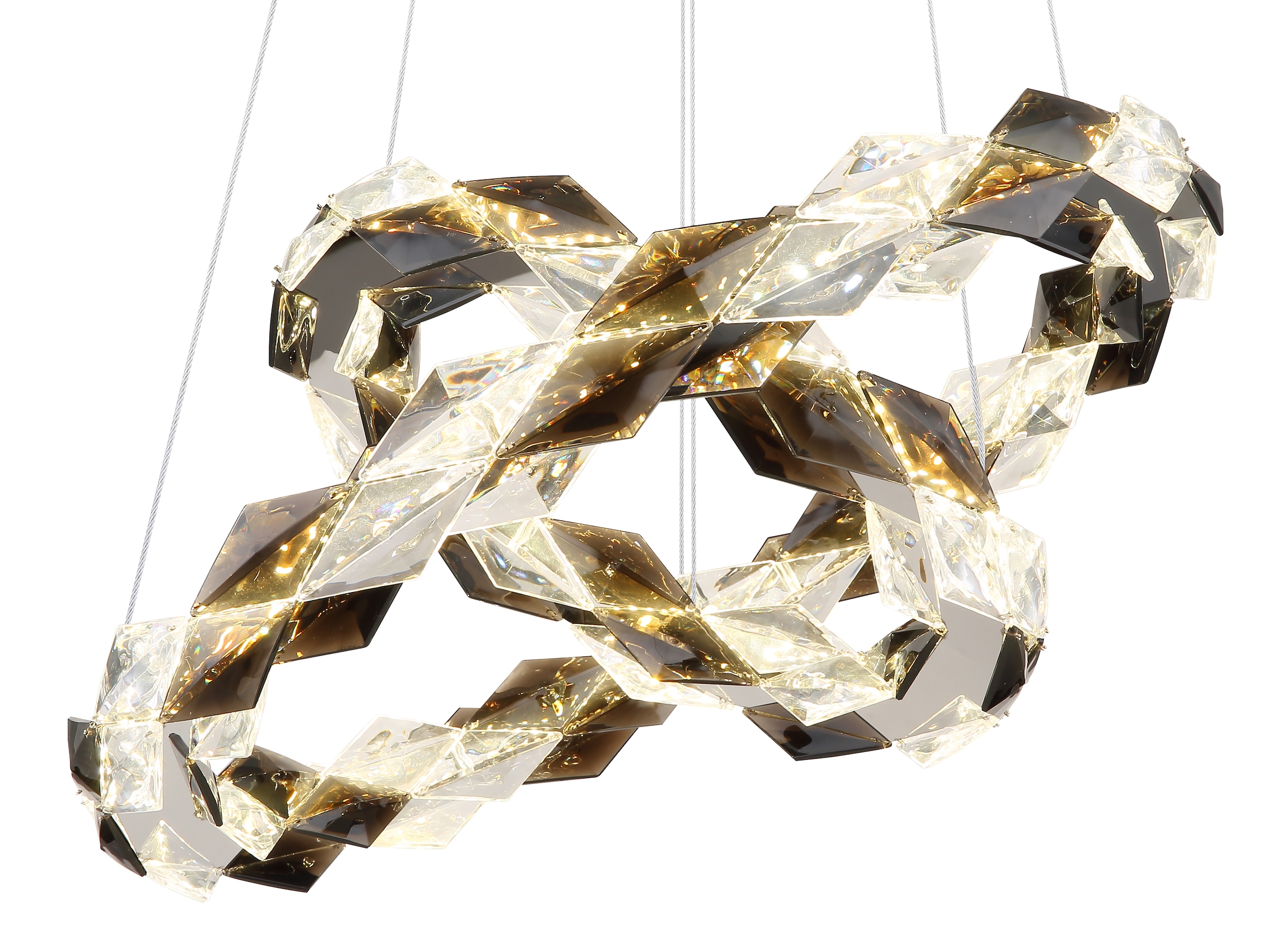GLOBO LIGHTING LED Pendelleuchte »KARILION«, Leuchtmittel LED-Modul | LED fest integriert, Hängelampe/Hängeleuchte/Wohnzimmer/Esstisch/elegant