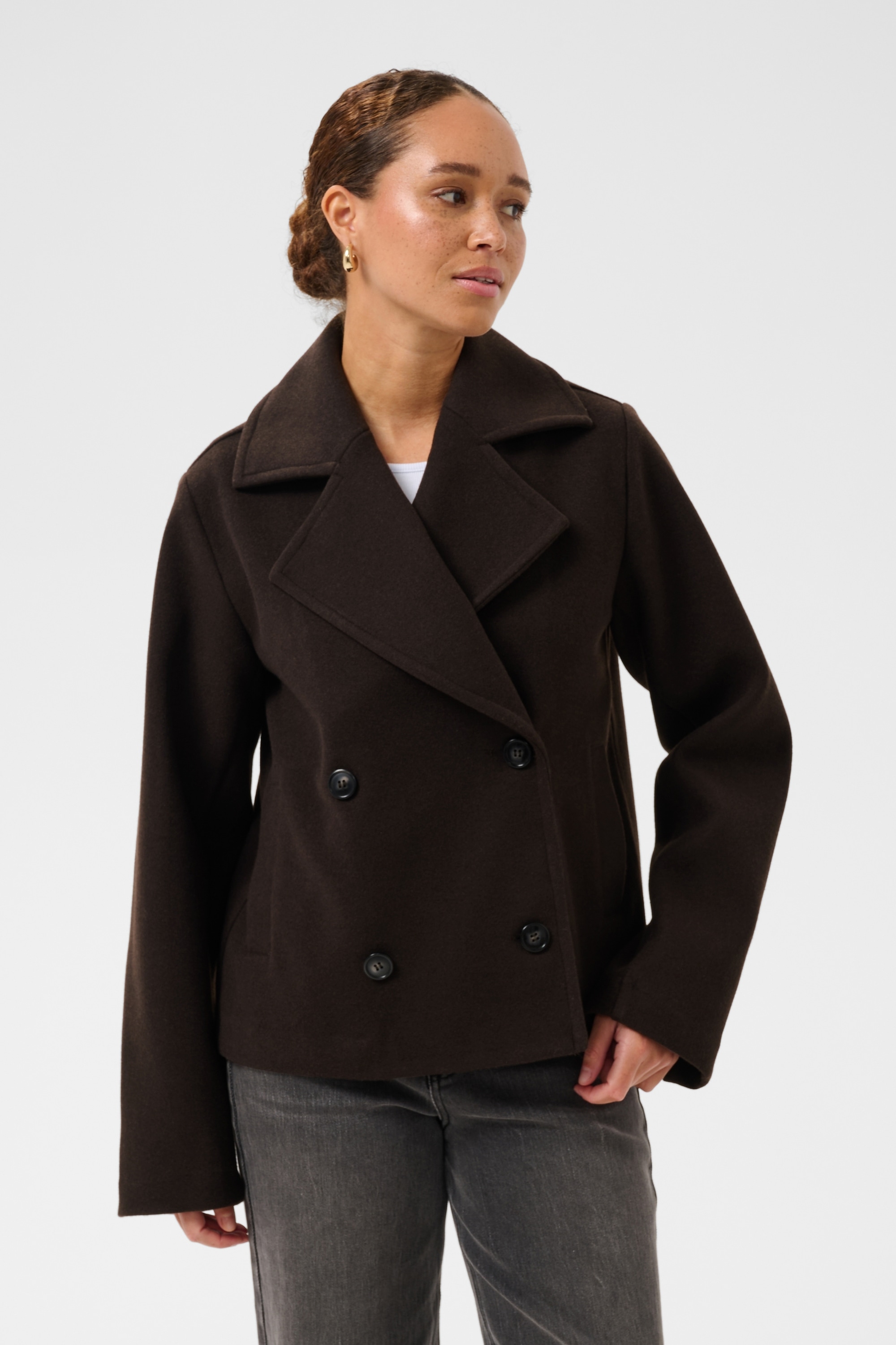 KAFFE Wintermantel »Damen Jacke KAsaturn«