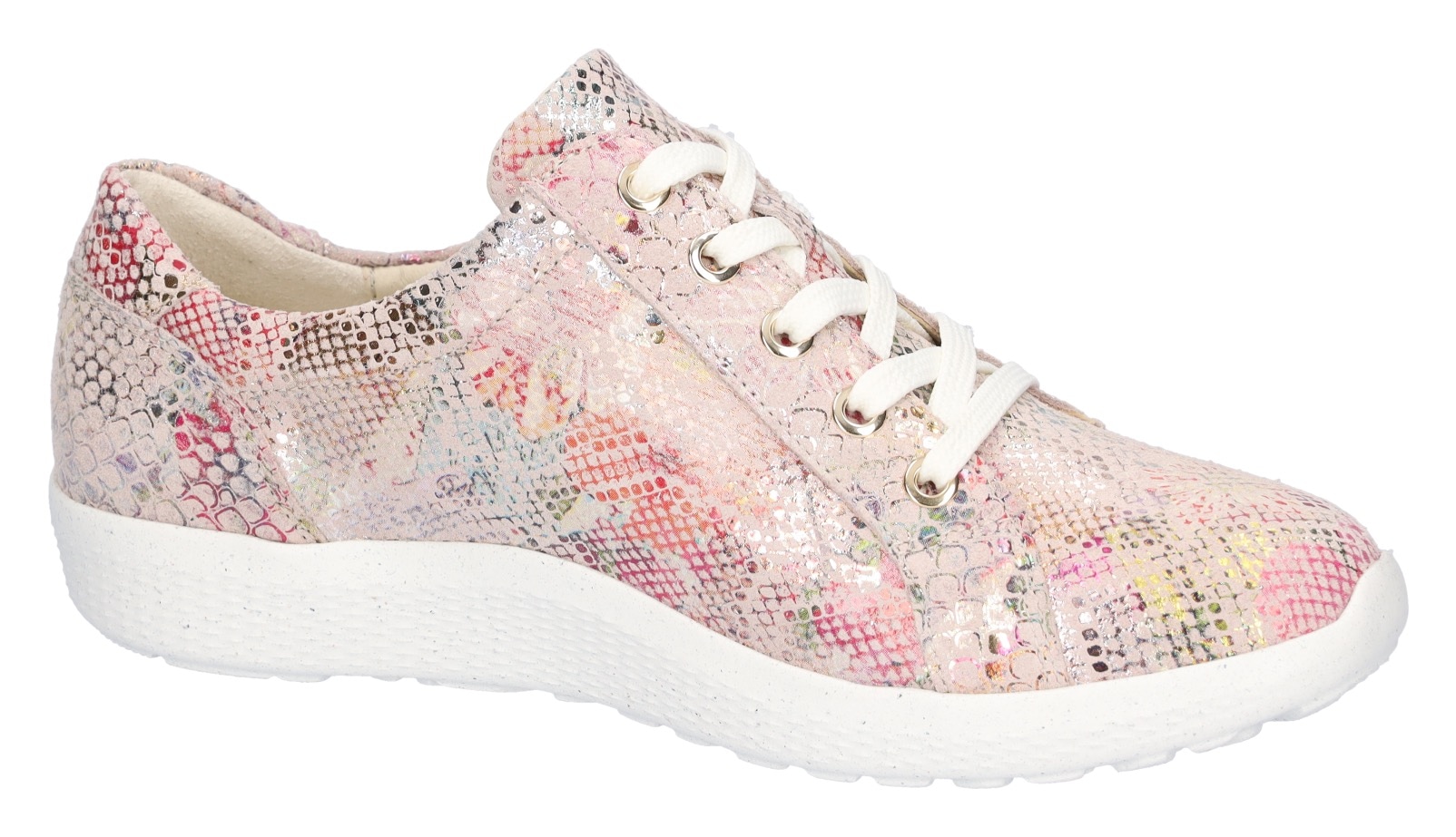 Waldläufer Schnürschuh »K-IRA«, Halbschuh, Komfortschuh mit farbenfrohem Druck, Schuhweite K