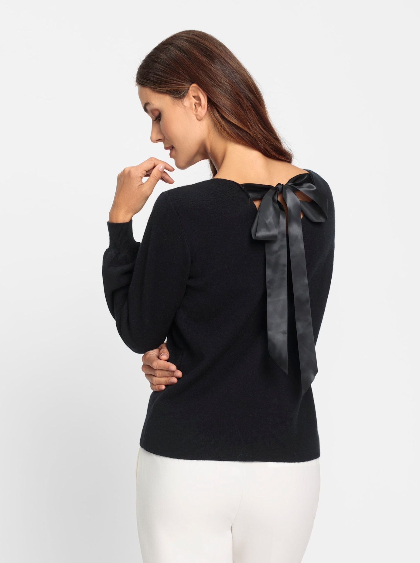 HEINE Knit Pullover Black Size 48 3