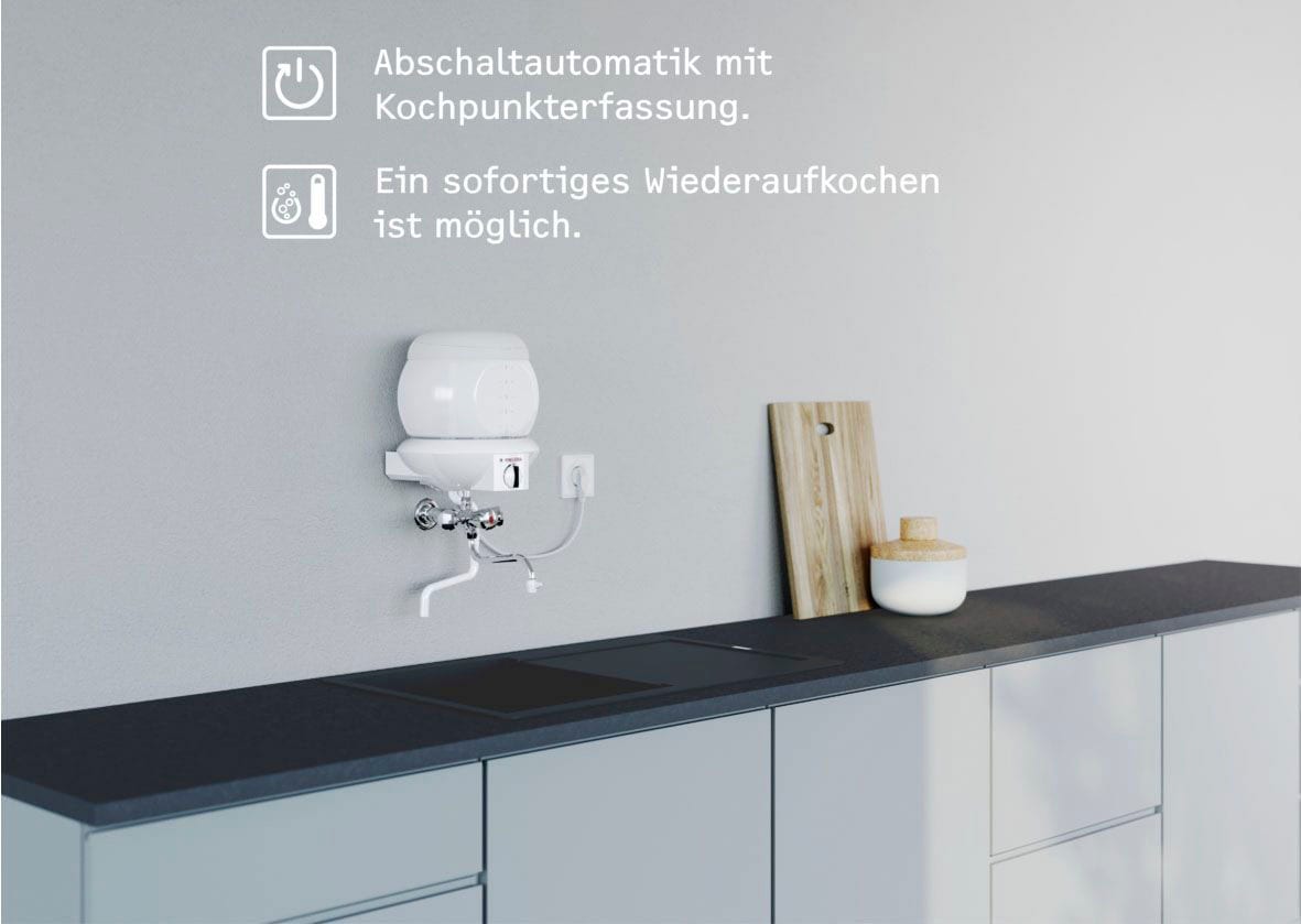 STIEBEL ELTRON Kochendwassergerät »KBA 5 KA«, Kunststoff, 5 Liter, Dreigriff-Füll- und Ablaufarmatur