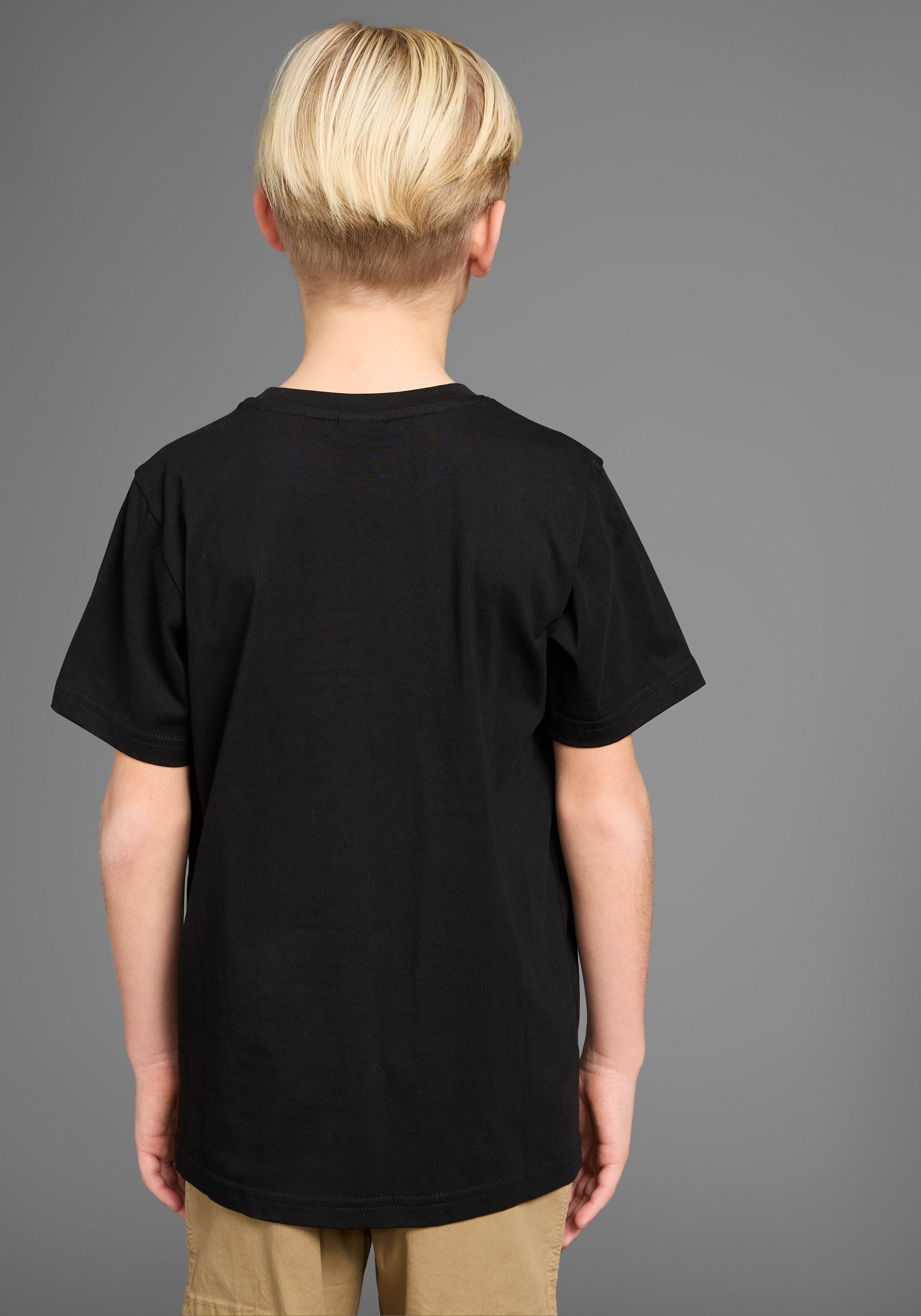 KIDSWORLD T-Shirt »Sprücheshirt: NO WAY«, mit coolem Foliendruck